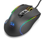 Mouse gaming Redragon Predator negru iluminare RGB fotografia produsului View 4 S