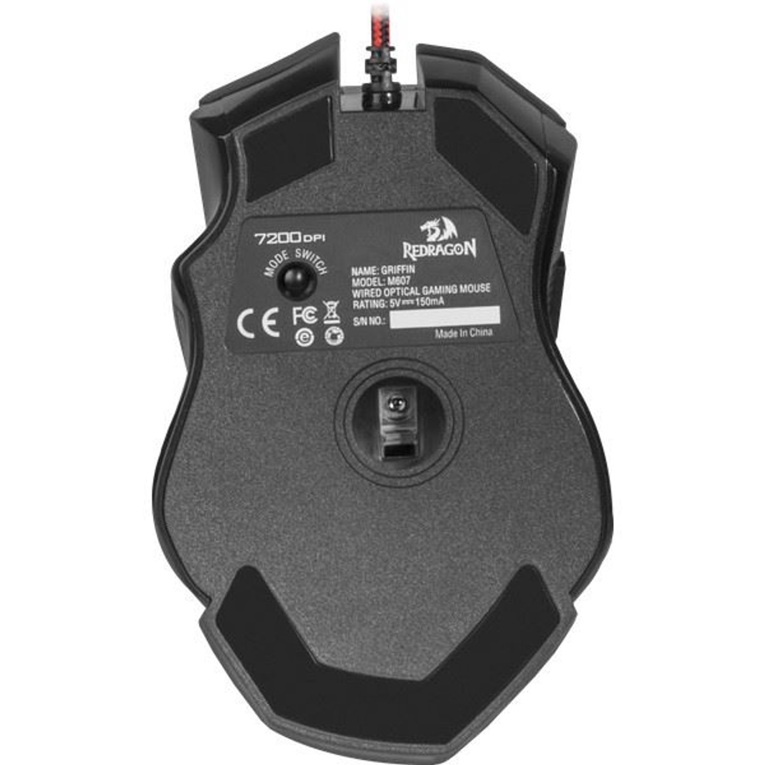 Mouse Redragon Griffin Gaming negru fotografia produsului View 5 L