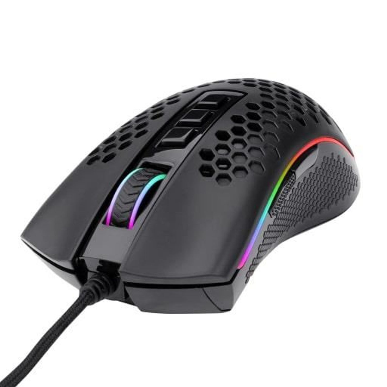 Mouse gaming Redragon Storm Elite iluminare RGB negru fotografia produsului View 3 L