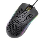 Mouse gaming Redragon Storm Elite iluminare RGB negru fotografia produsului View 4 S