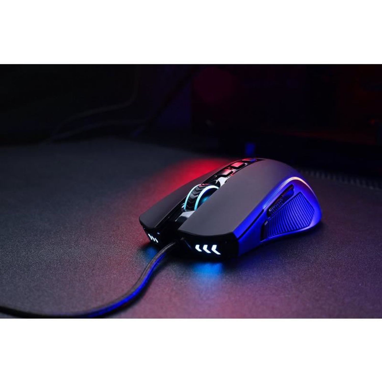Mouse gaming Redragon Lonewolf 2 negru iluminare RGB fotografia produsului View 4 L