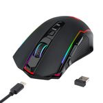 Mouse gaming wireless Redragon Ranger Lite negru iluminare RGB fotografia produsului
