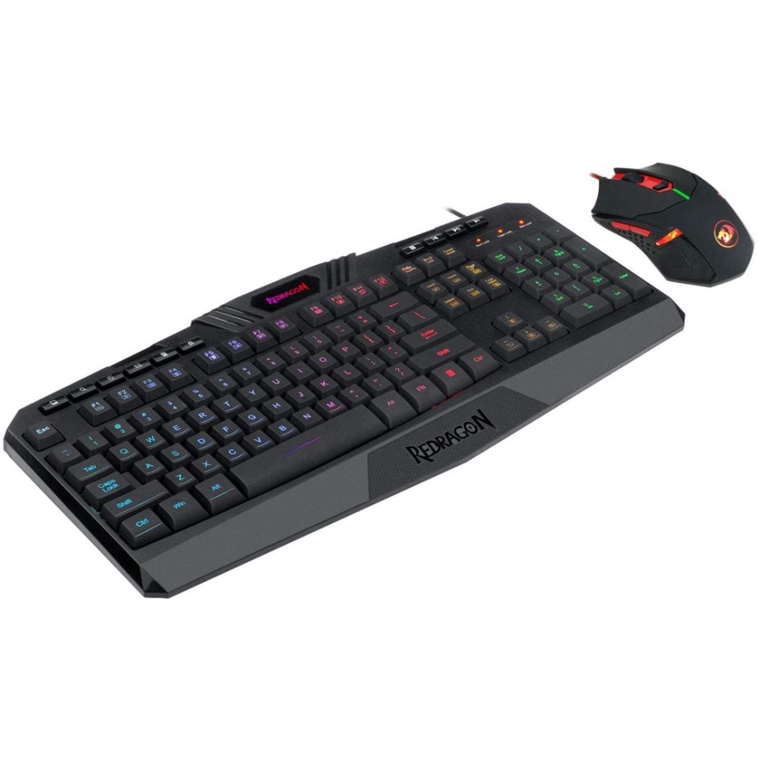 Kit tastatura si mouse Redragon S101 negru fotografia produsului View 4 L