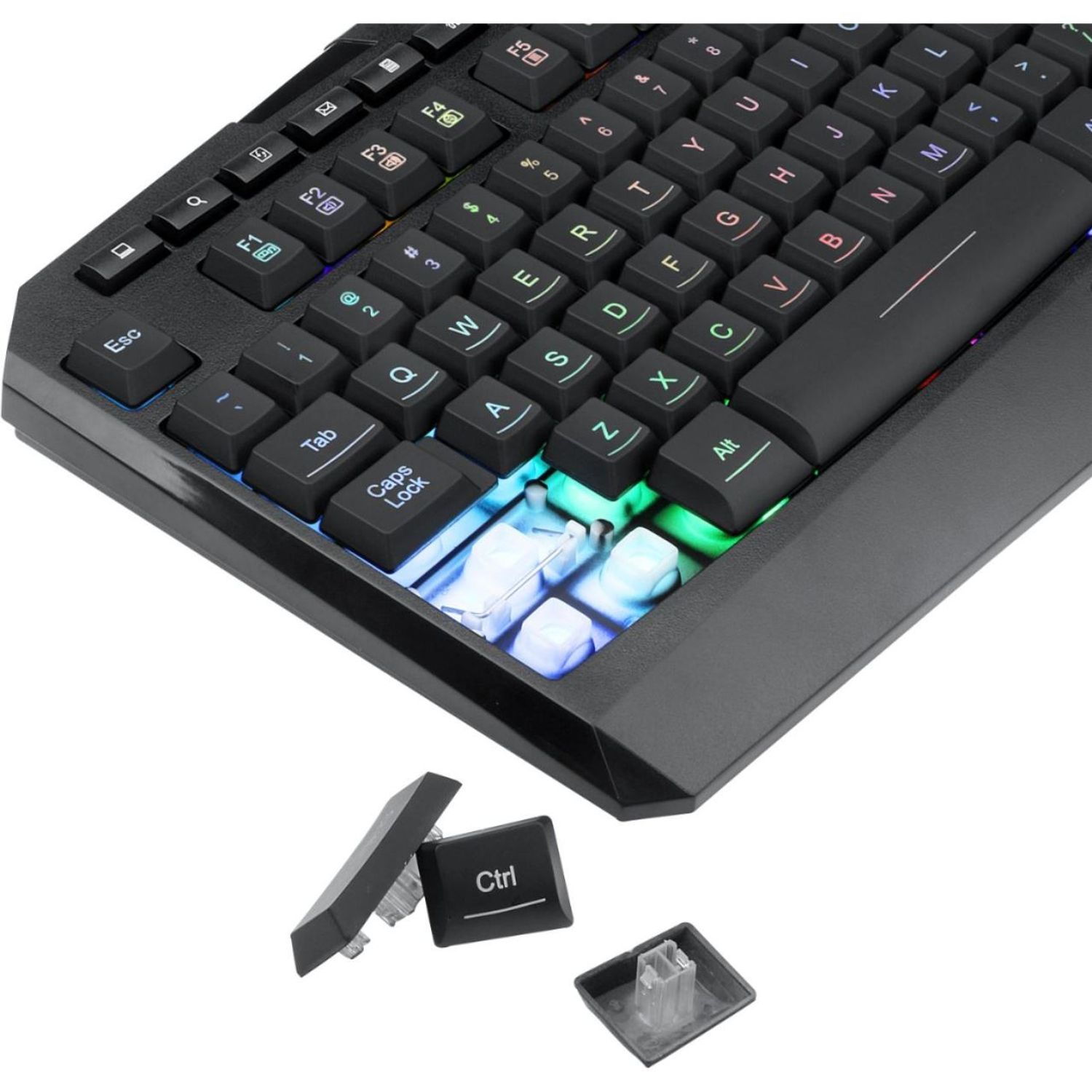 Kit tastatura si mouse Redragon S101 negru fotografia produsului View 6 L