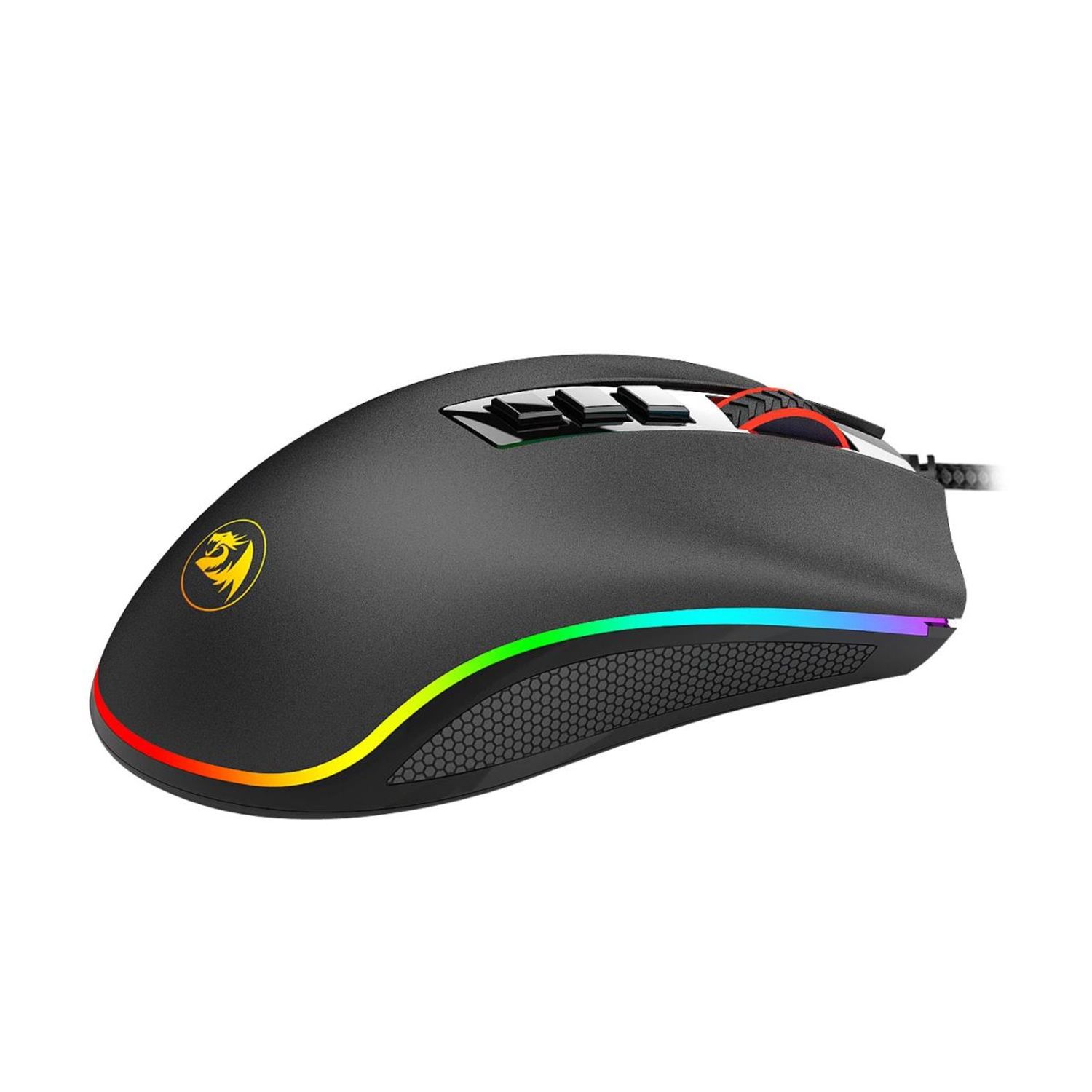 Mouse gaming Redragon Cobra V2 iluminare RGB negru fotografia produsului View 3 L