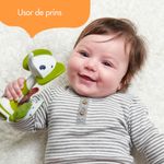 Jucarie dentitie cu zornaitoare, Tiny Love Samuel, 3 luni plus, Verde cu Alb fotografia produsului View 2 S