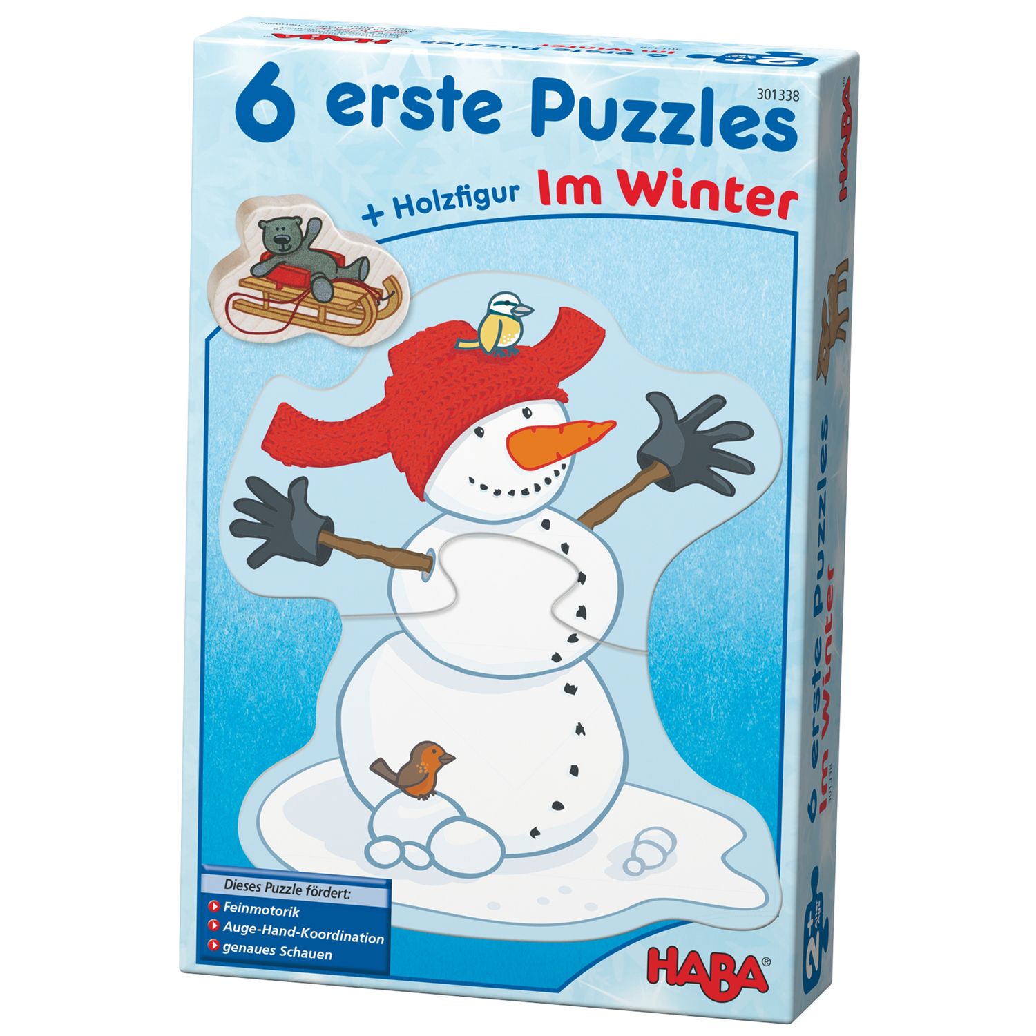 Set 6 puzzle, Haba, Winter Fun, 2ani+ fotografia produsului