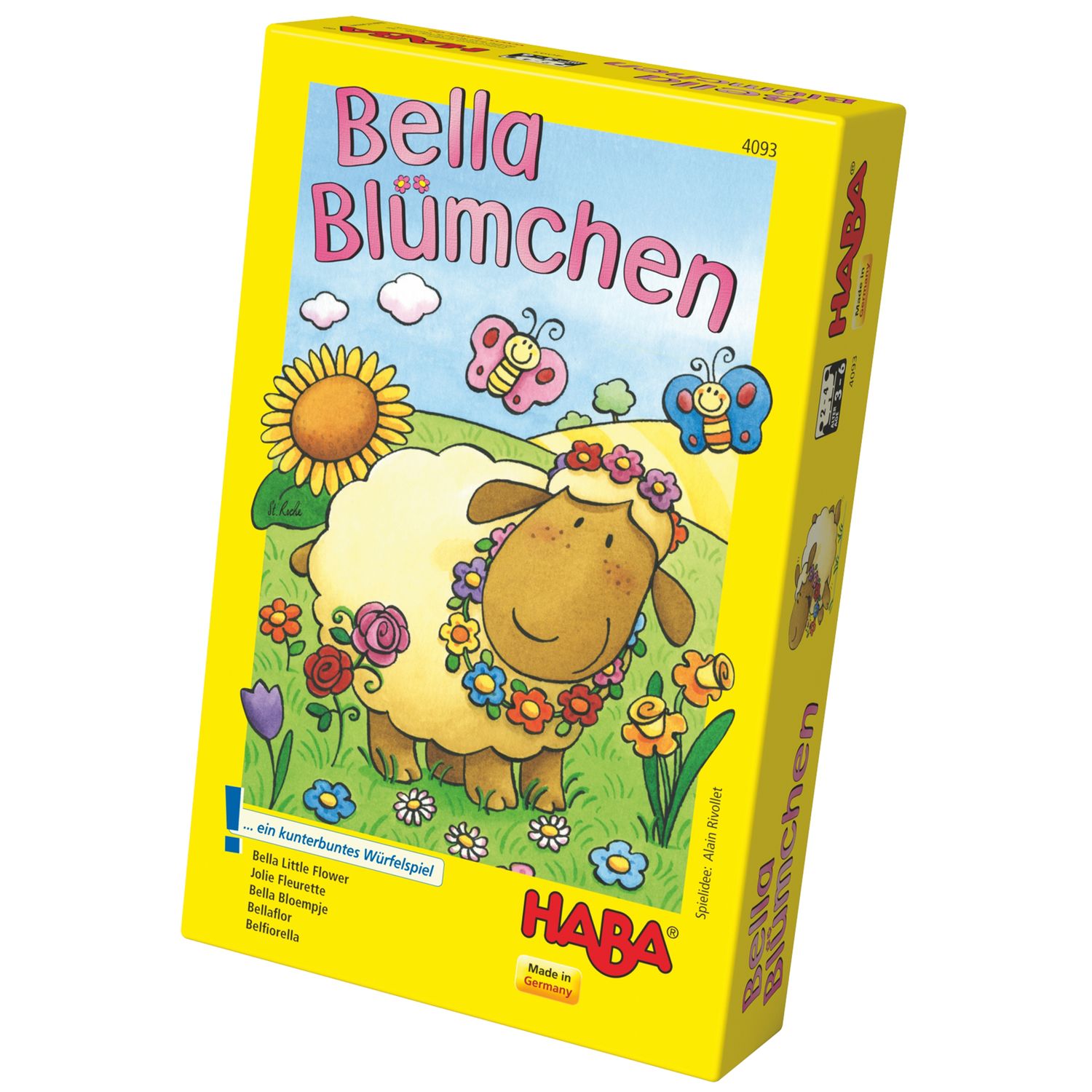 Joc cu zaruri, Haba, Bella Little Flower fotografia produsului View 2 L