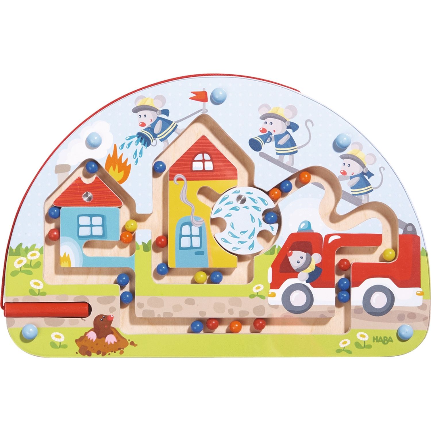 Joc magnetic, Haba, Brigada soriceilor pompieri, 2ani+ fotografia produsului View 2 L