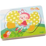 Puzzle din lemn, Haba, Fluturasul magic, 12luni+ fotografia produsului View 2 S