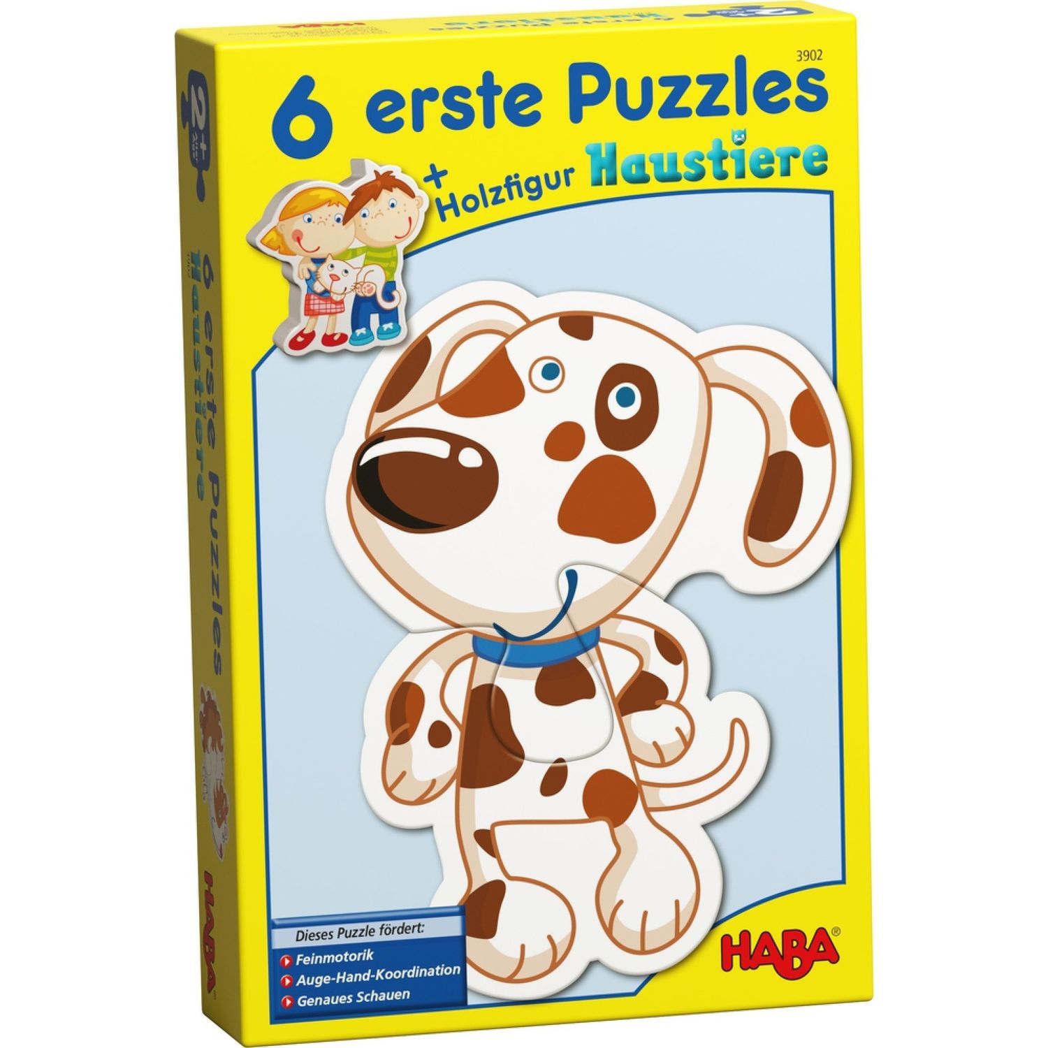 Puzzle cu animale, Haba, 6buc, 2ani+ fotografia produsului