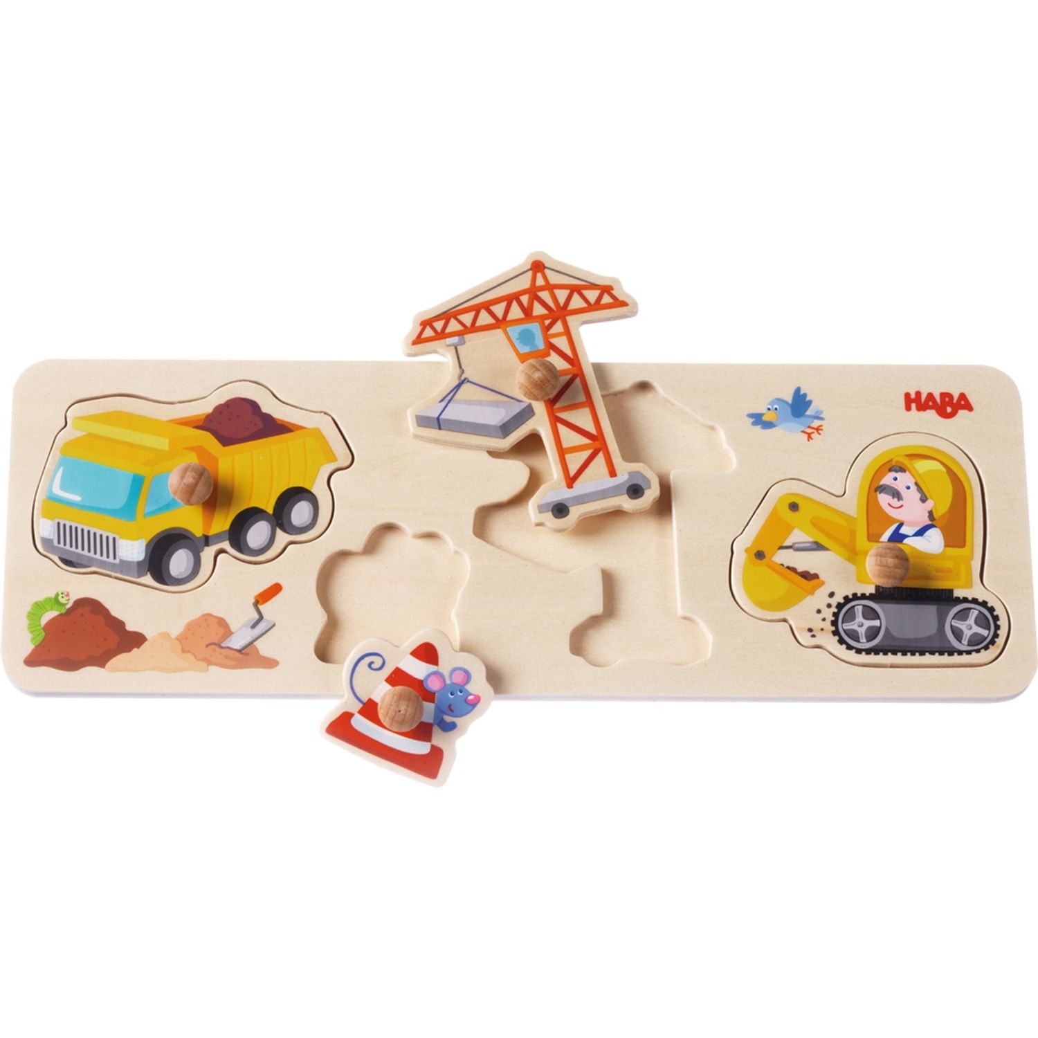 Joc tip puzzle, Haba, Santier, 12luni+ fotografia produsului View 2 L