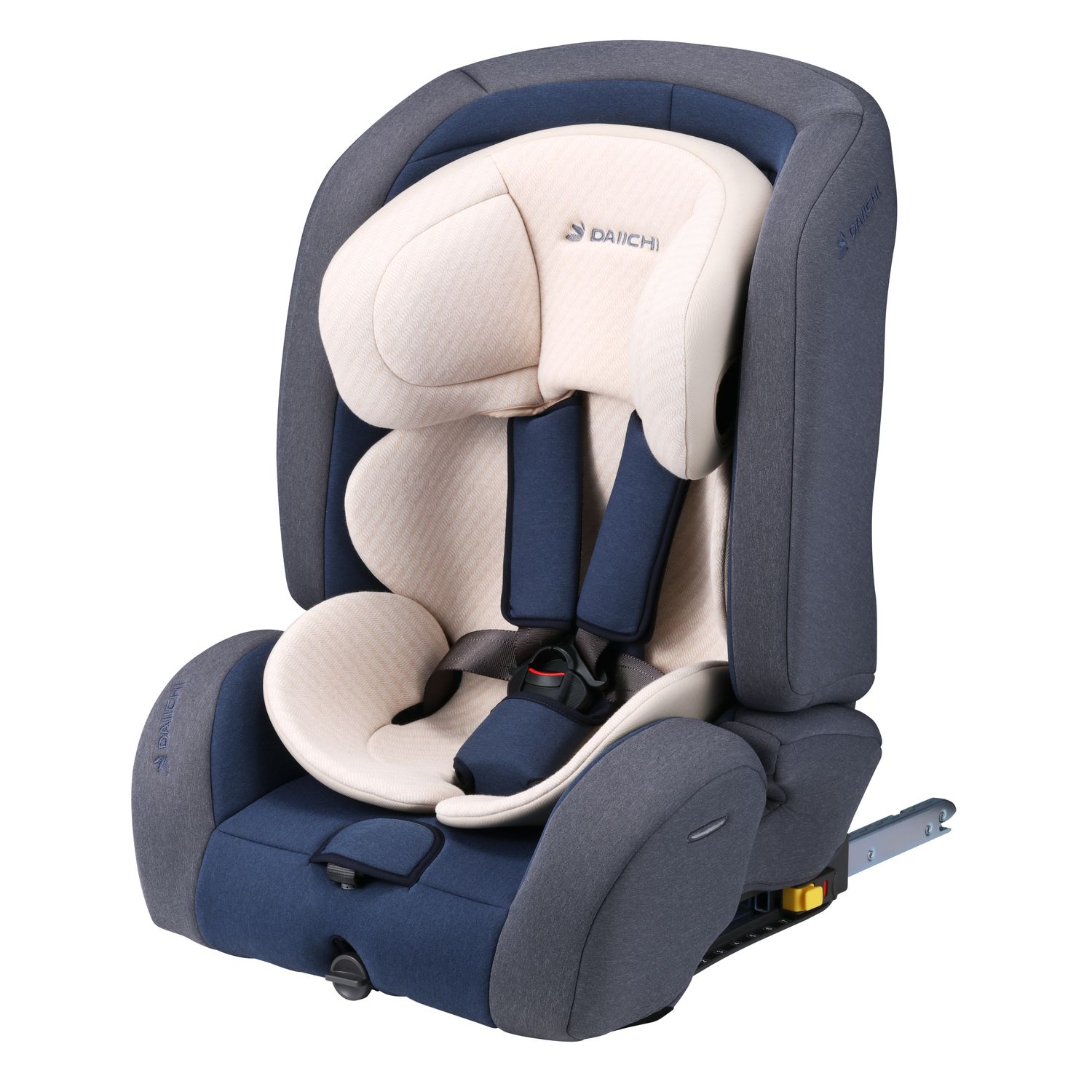 Scaun auto D-Guard Toddler Organic Gray Fix-N, Daiichi fotografia produsului