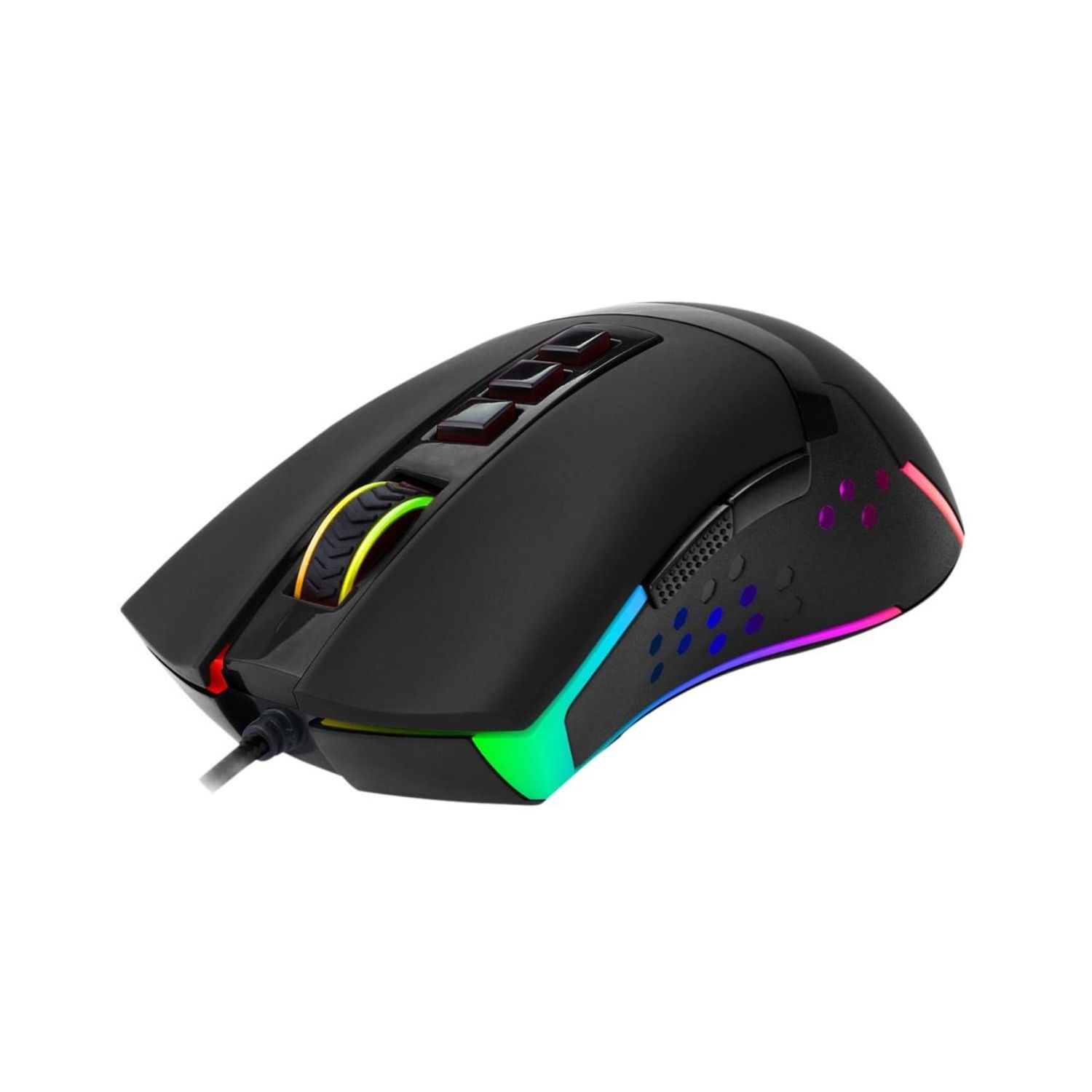 Mouse gaming Redragon Octopus negru iluminare RGB fotografia produsului View 2 L