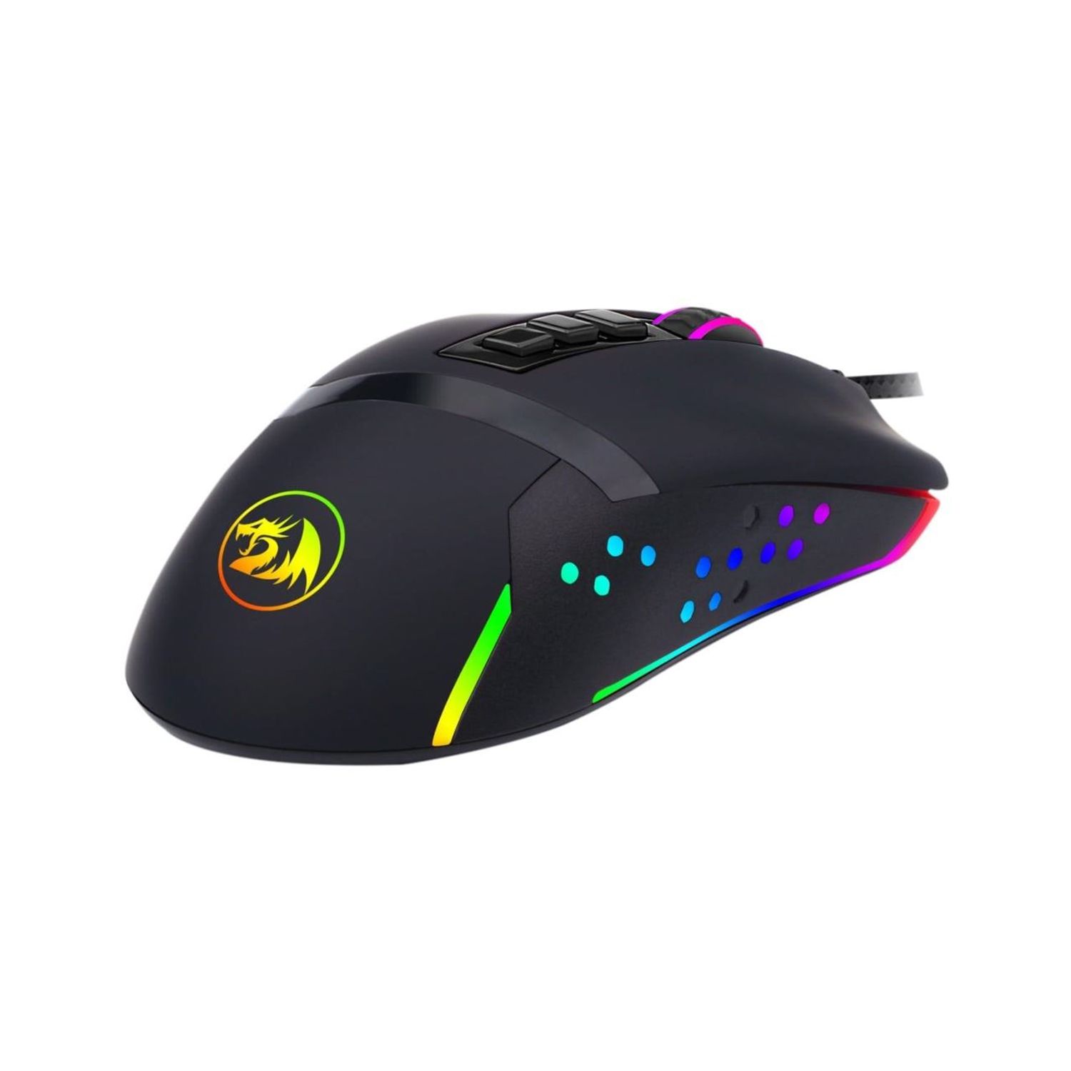 Mouse gaming Redragon Octopus negru iluminare RGB fotografia produsului View 4 L