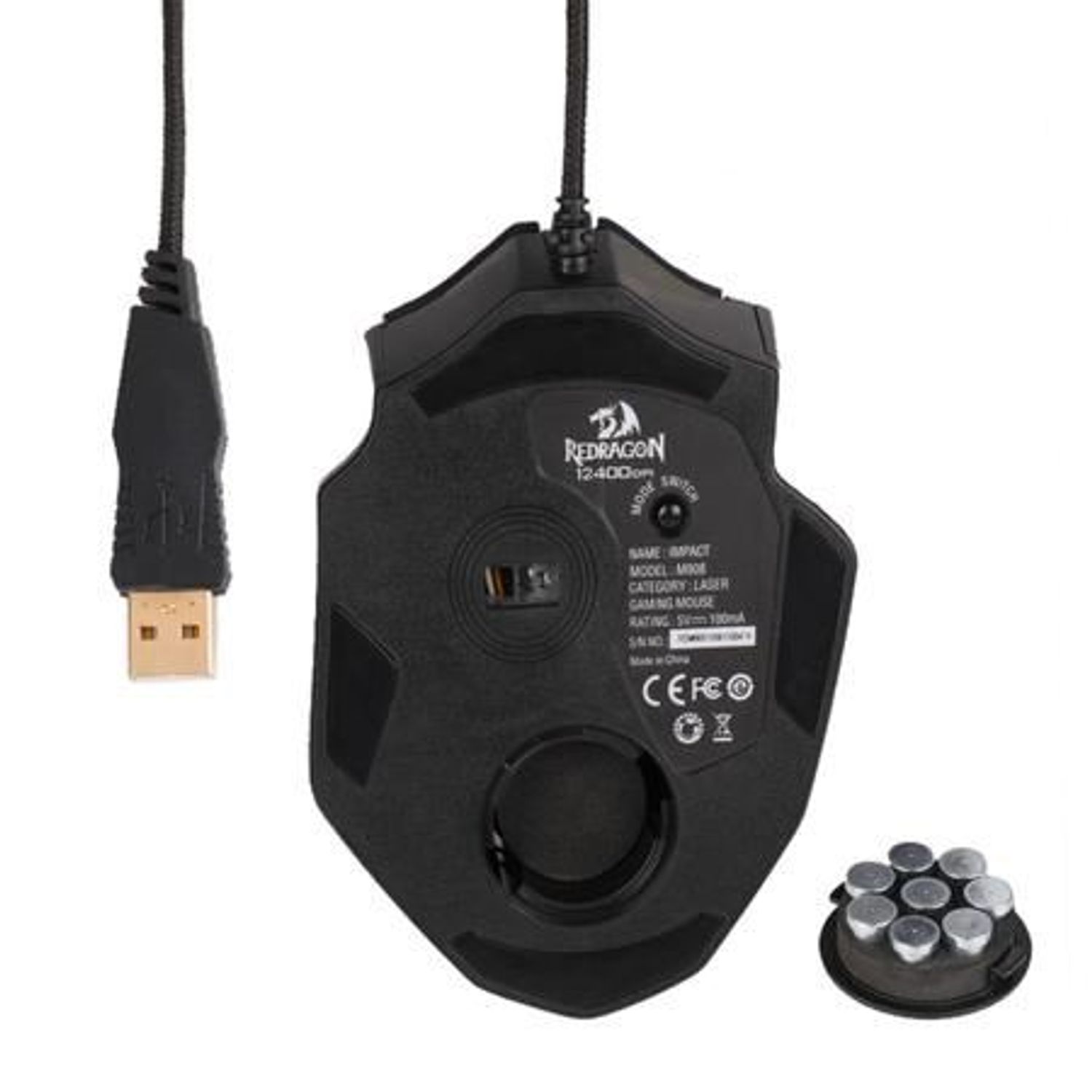 Mouse Redragon Impact RGB fotografia produsului View 6 L