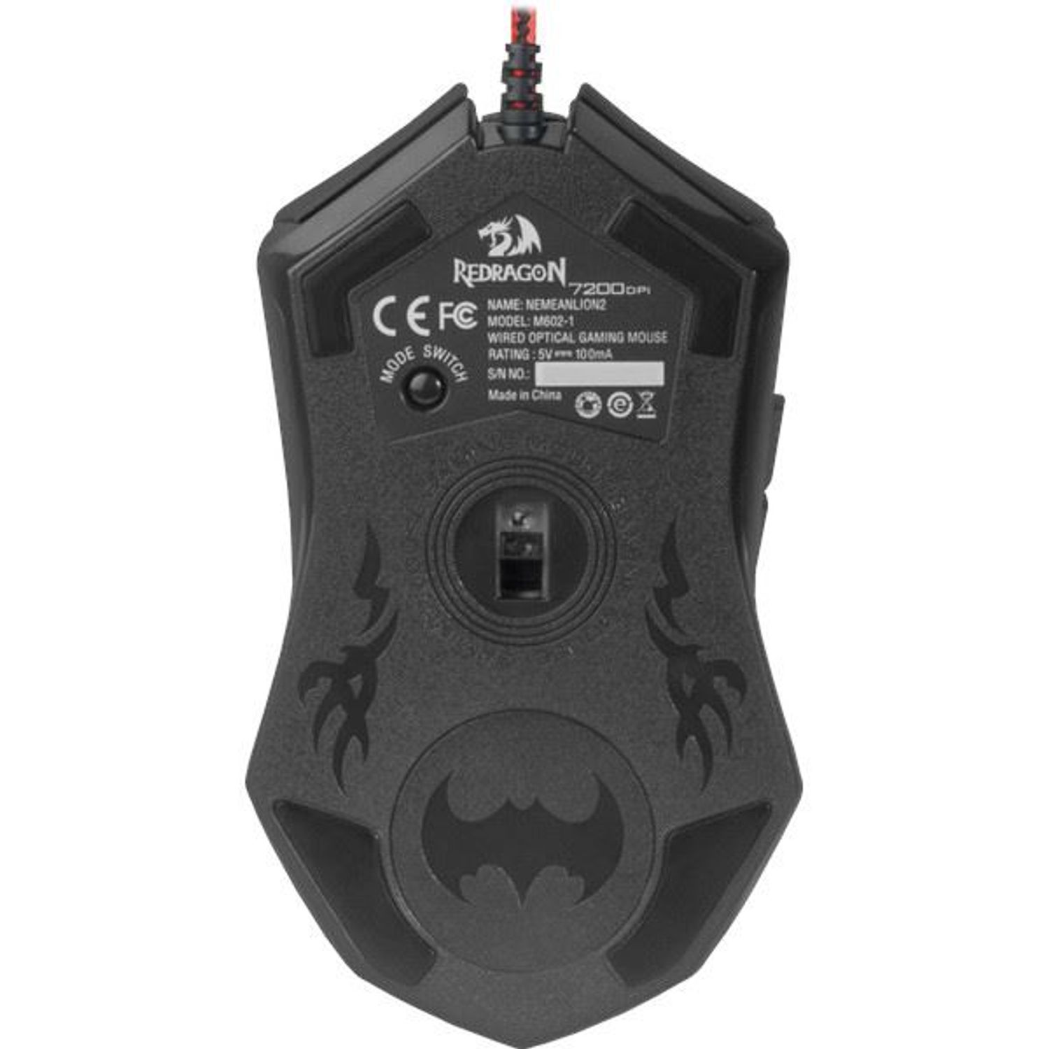 Mouse Redragon Nemeanlion2 RGB negru fotografia produsului View 2 L