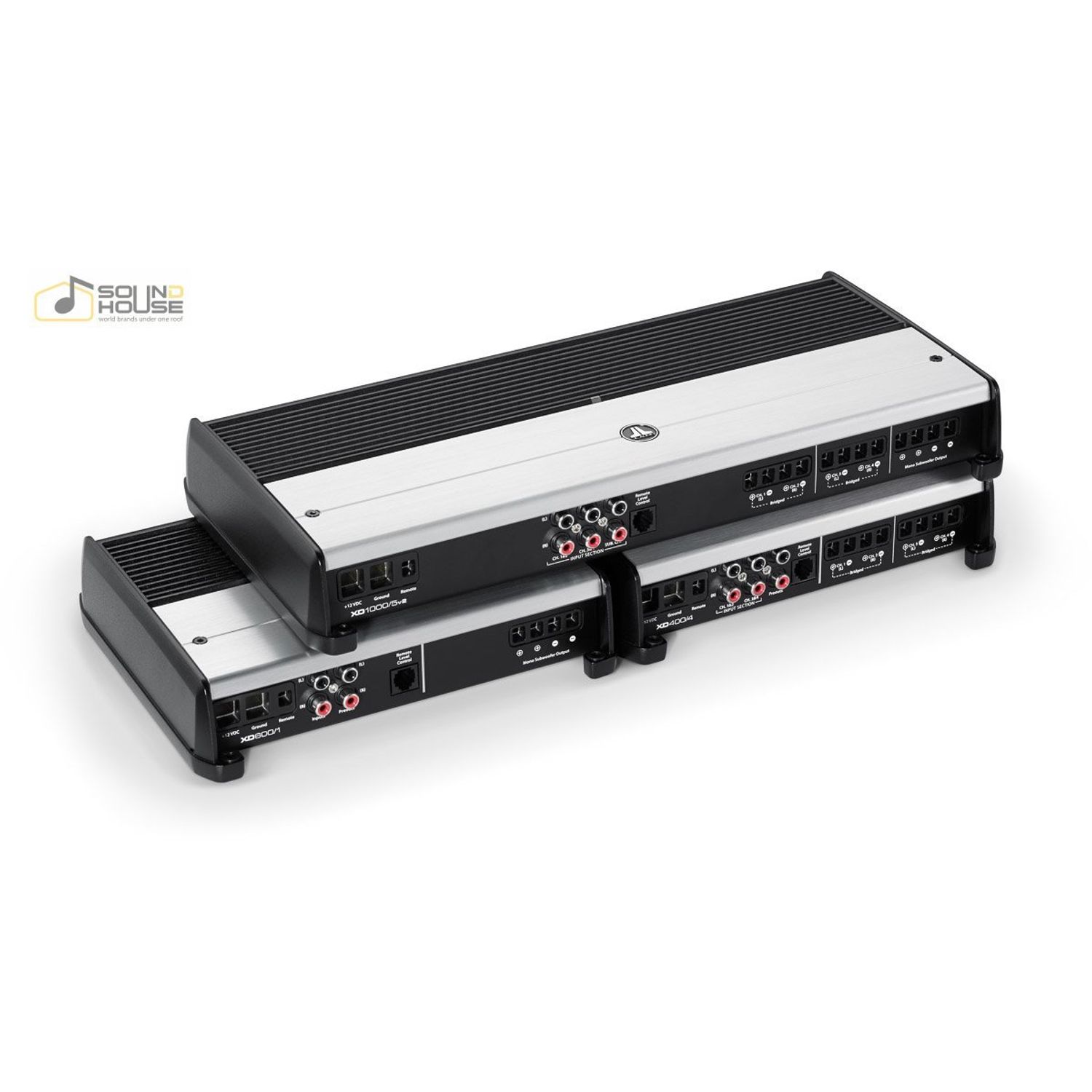 Amplificator auto JL Audio XD1000/5v2, 5 canale 1000W fotografia produsului View 6 L