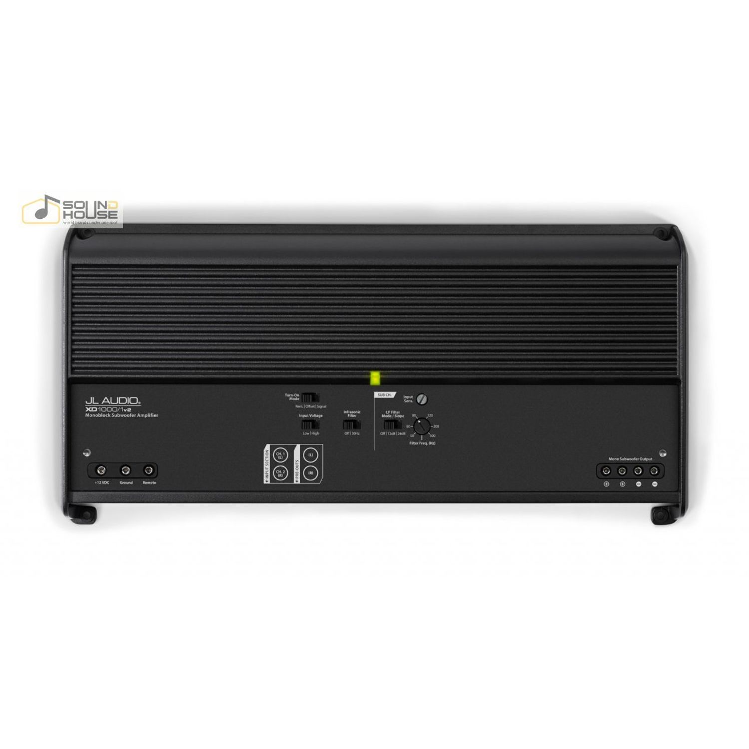 Amplificator auto JL Audio XD1000/1v2, 1 canal 1000W fotografia produsului View 3 L