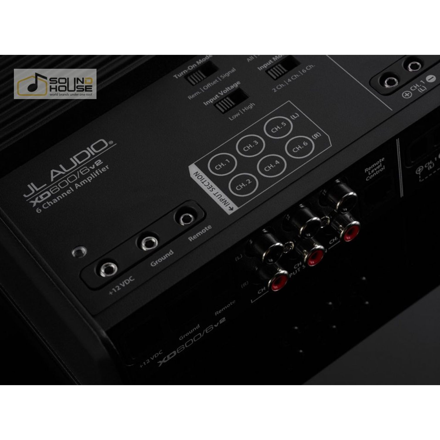 Amplificator auto JL Audio XD600/6v2, 6 canale 600W fotografia produsului View 6 L