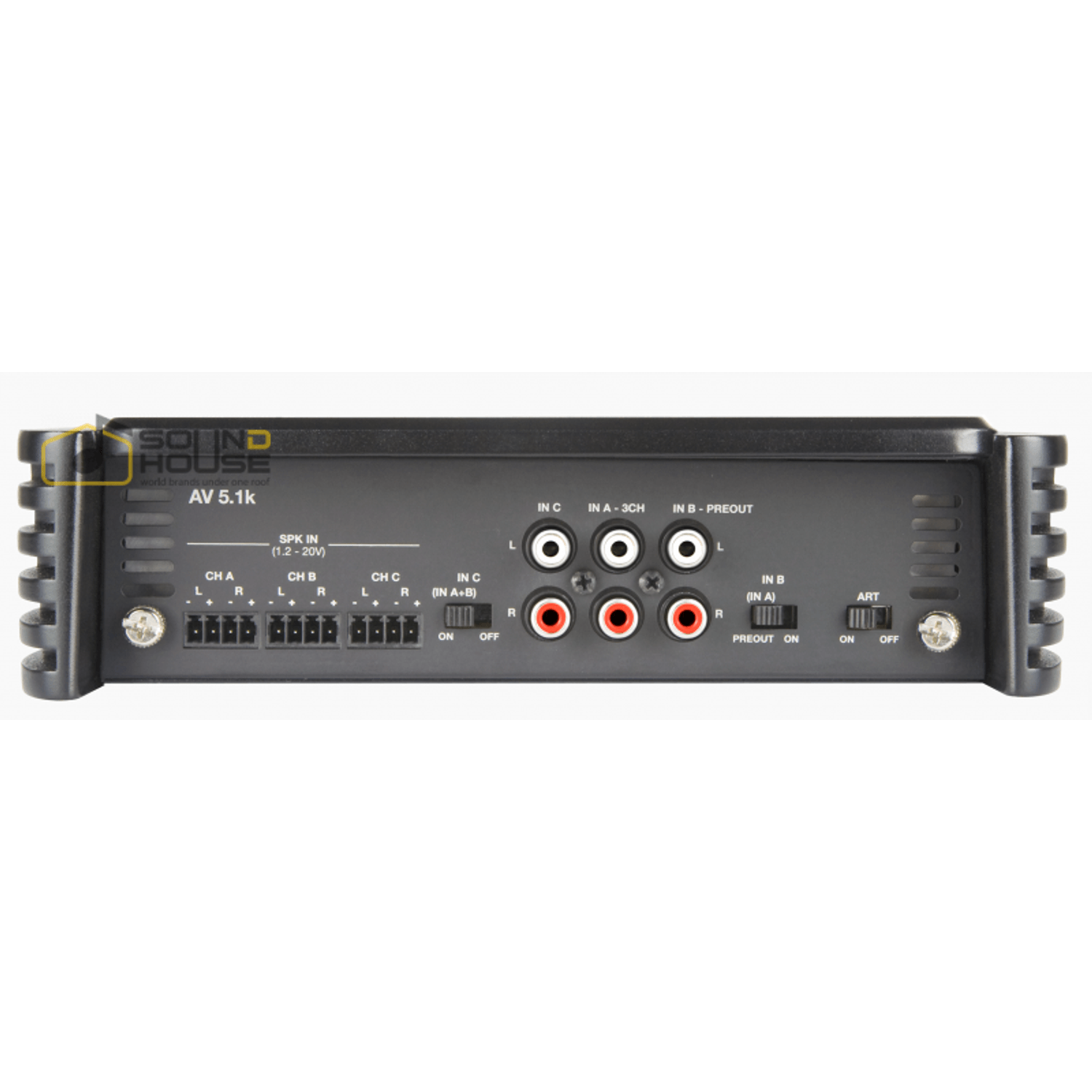 Amplificator auto Audison Voce AV 5.1k, 5 canale, 1650W fotografia produsului View 3 L