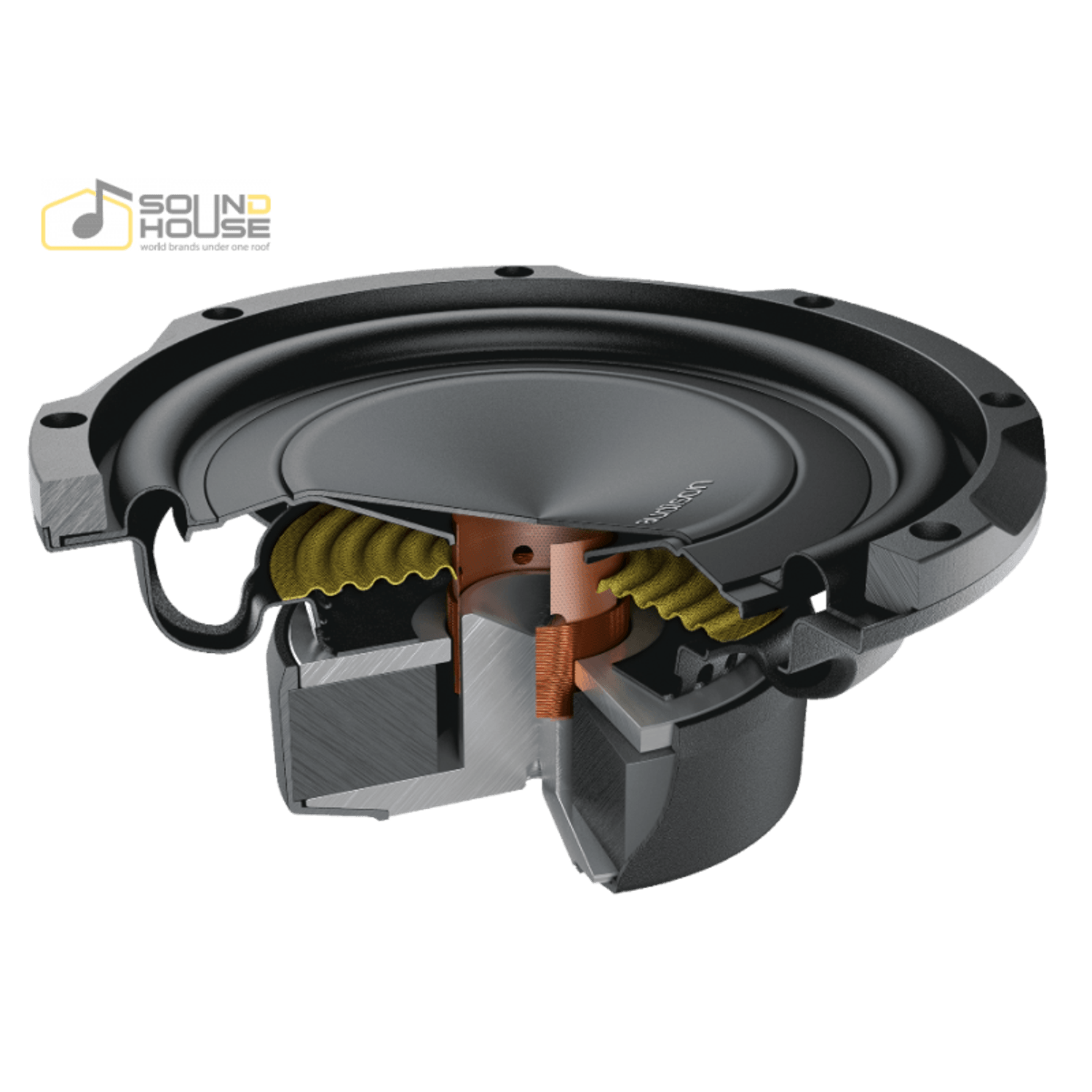 Subwoofer auto Audison Prima APS 8 R, 200mm, 250W RMS fotografia produsului View 4 L
