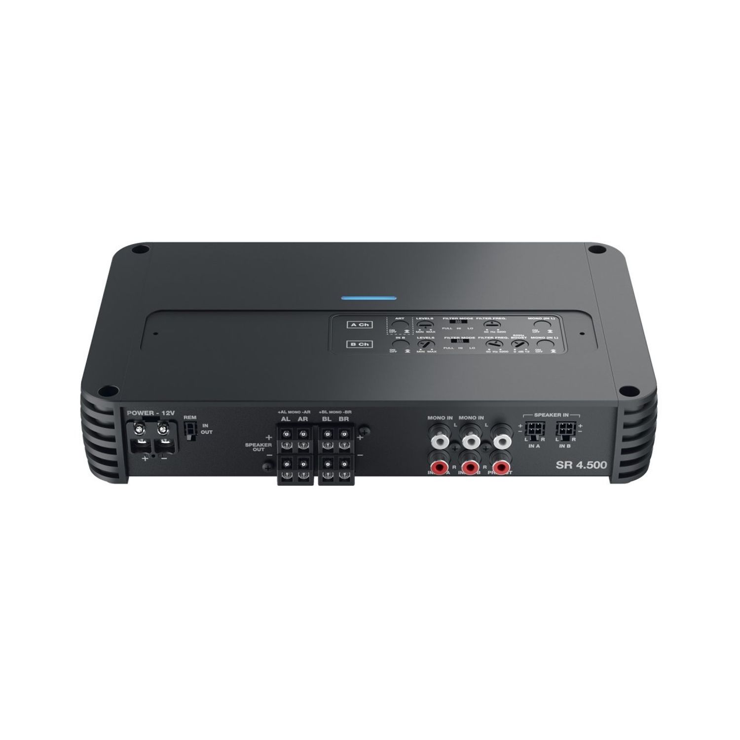 Amplificator Auto Audison, SR 4.500, 900W RMS, 4 Canale fotografia produsului View 3 L