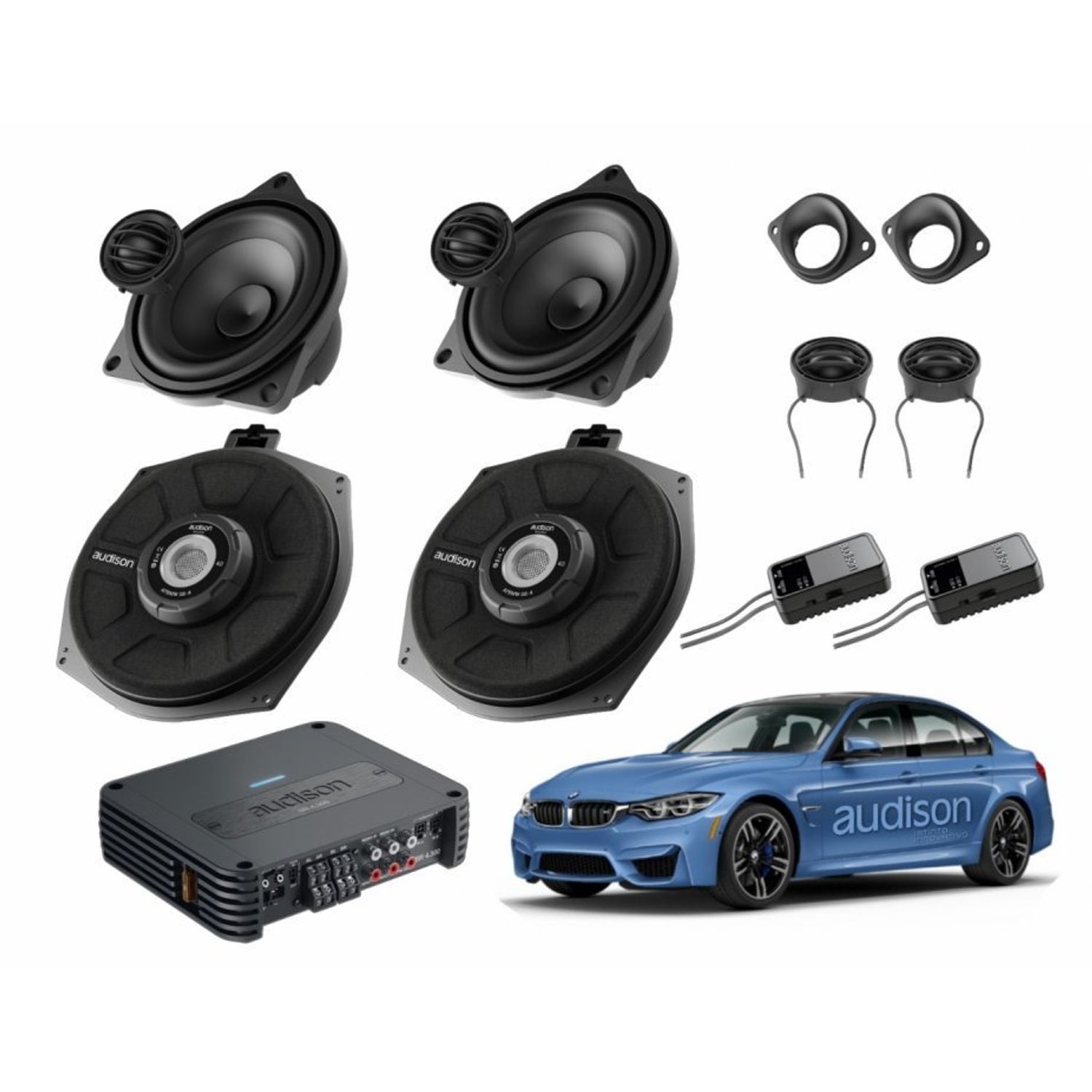 Pachet BASE Plus difuzoare dedicate BMW Audison APBMW fotografia produsului