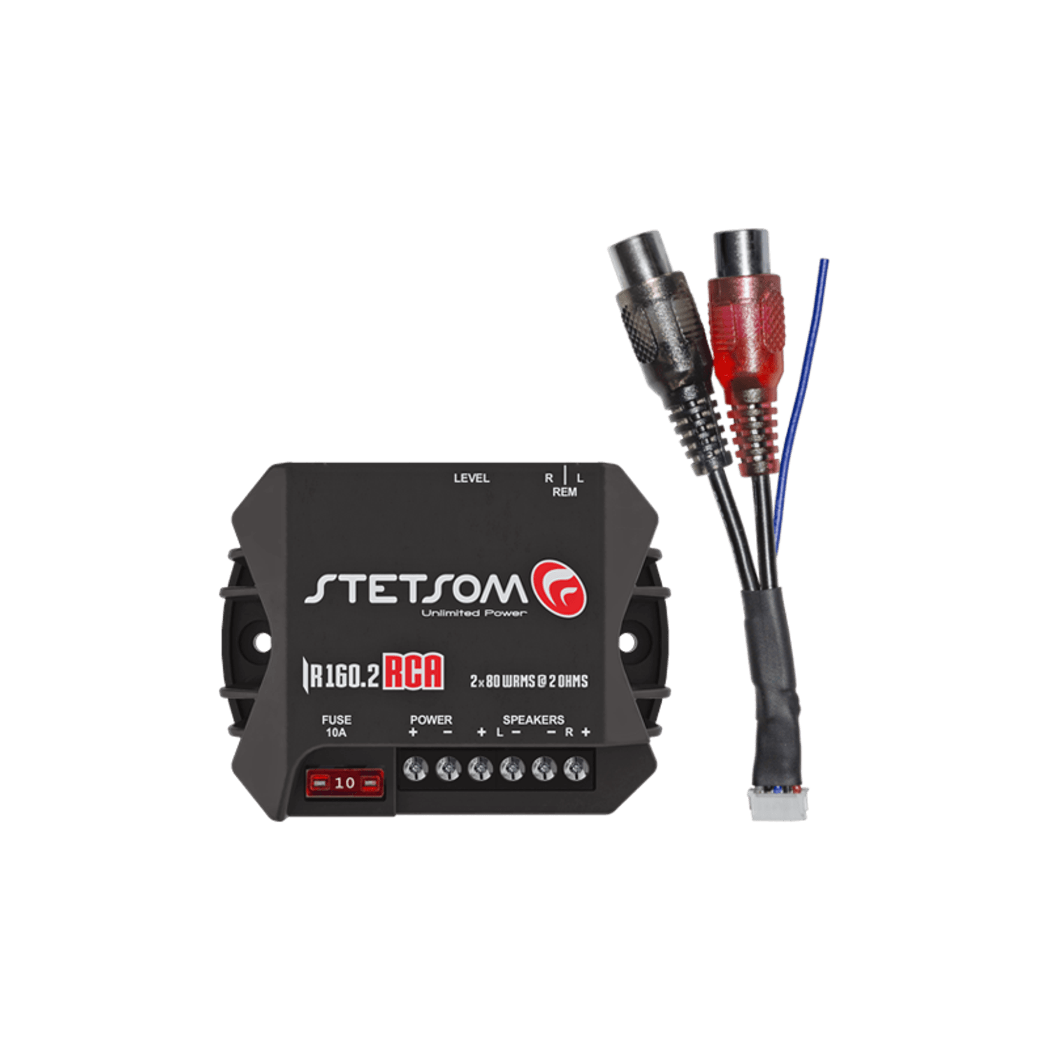 Amplificator auto STETSOM IR 160.2 - 2 RCA, 2 canale, 160W fotografia produsului View 3 L