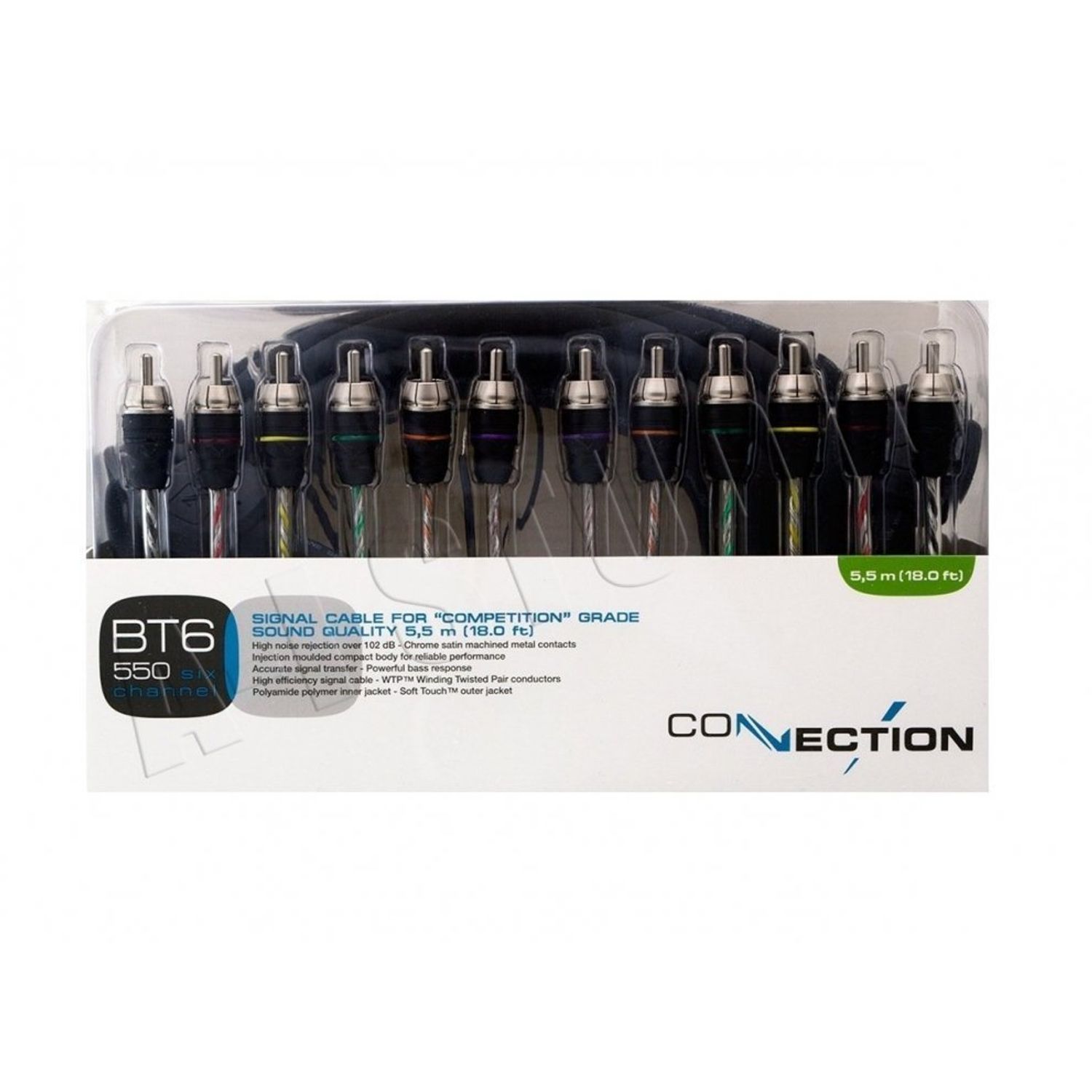 Cablu RCA Multicanal Connection,BT6 550 6 canale, 550cm fotografia produsului View 2 L