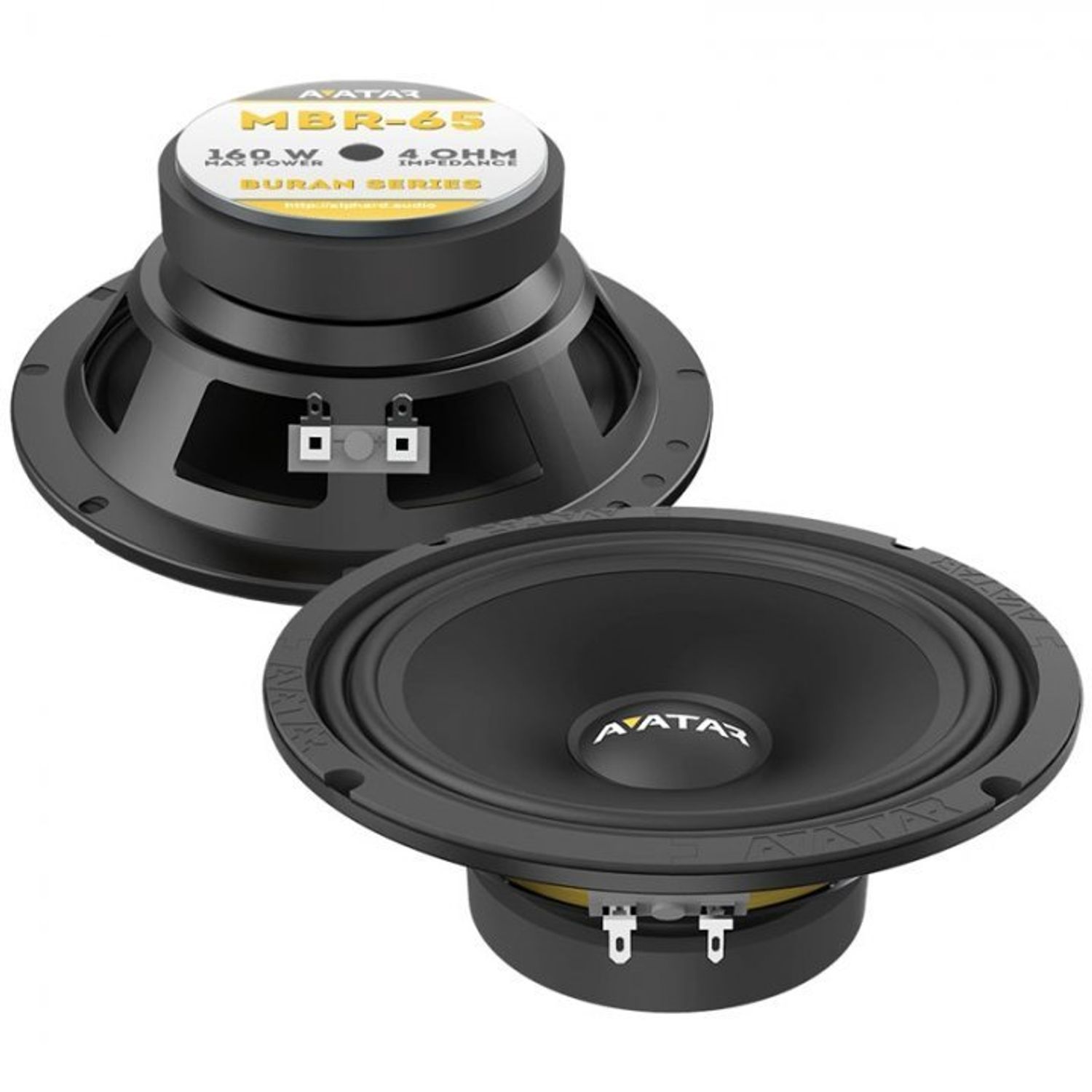 Difuzoare Auto Avatar MBR 65, set 2 bucati, 165mm, 80W fotografia produsului