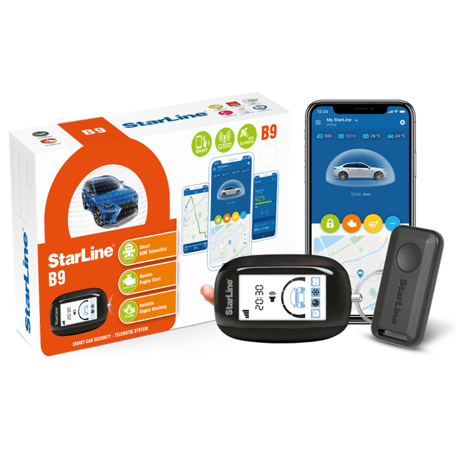Alarma auto StarLine B9 PRO fotografia produsului