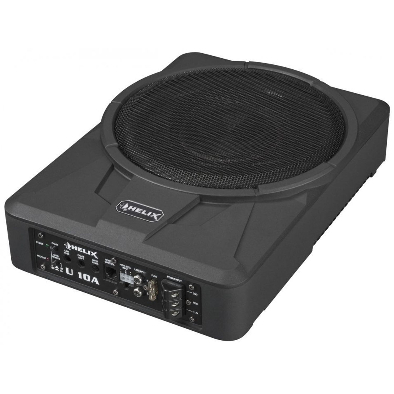 Subwoofer auto activ Helix U 10A, 250mm, 180W RMS fotografia produsului