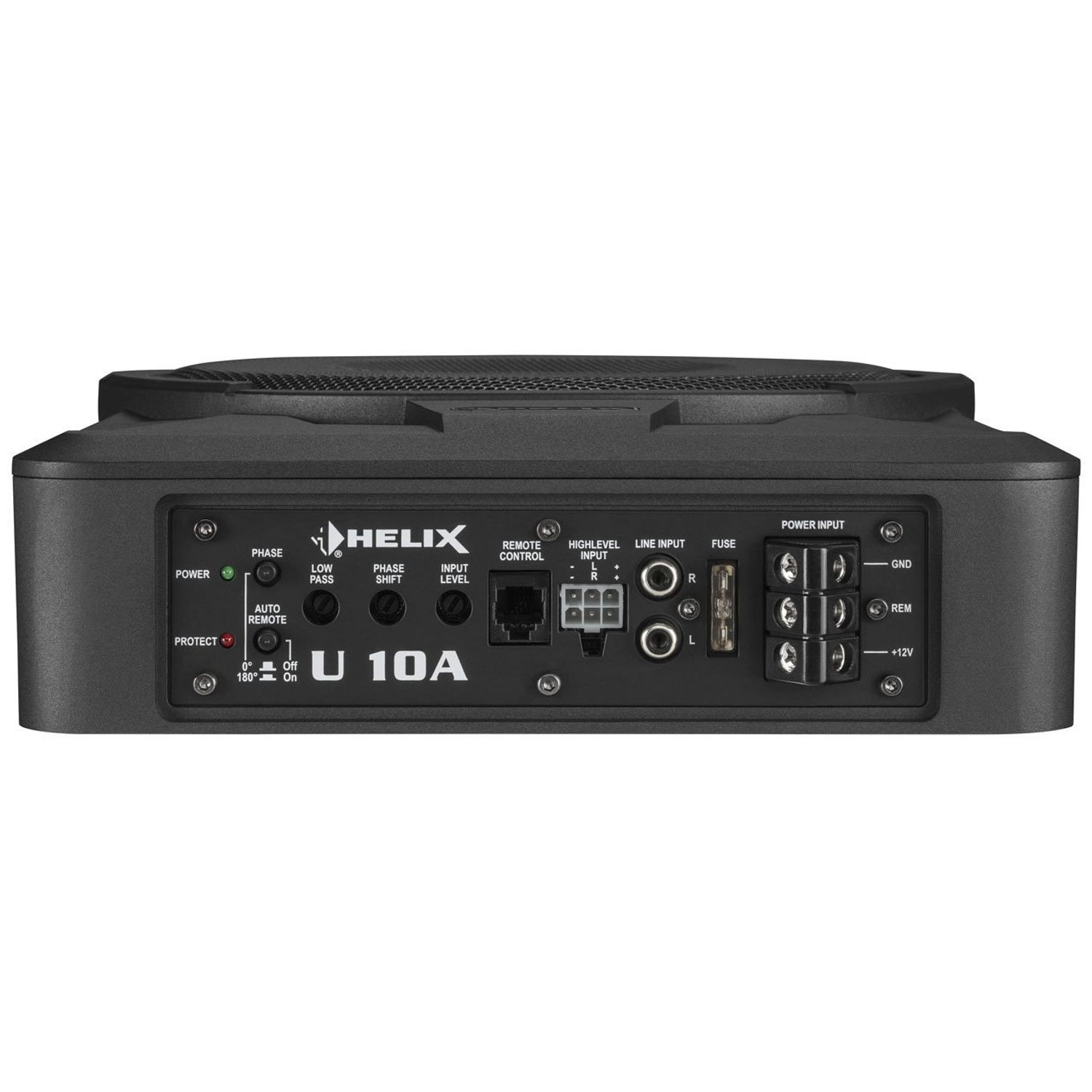 Subwoofer auto activ Helix U 10A, 250mm, 180W RMS fotografia produsului View 2 L