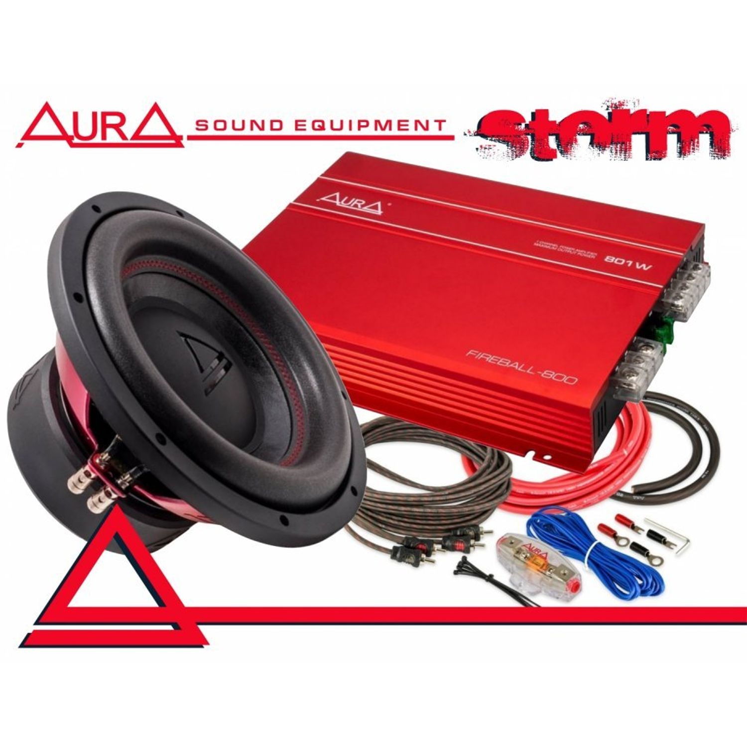 Pachet subwoofer auto Aura Storm 10 fotografia produsului