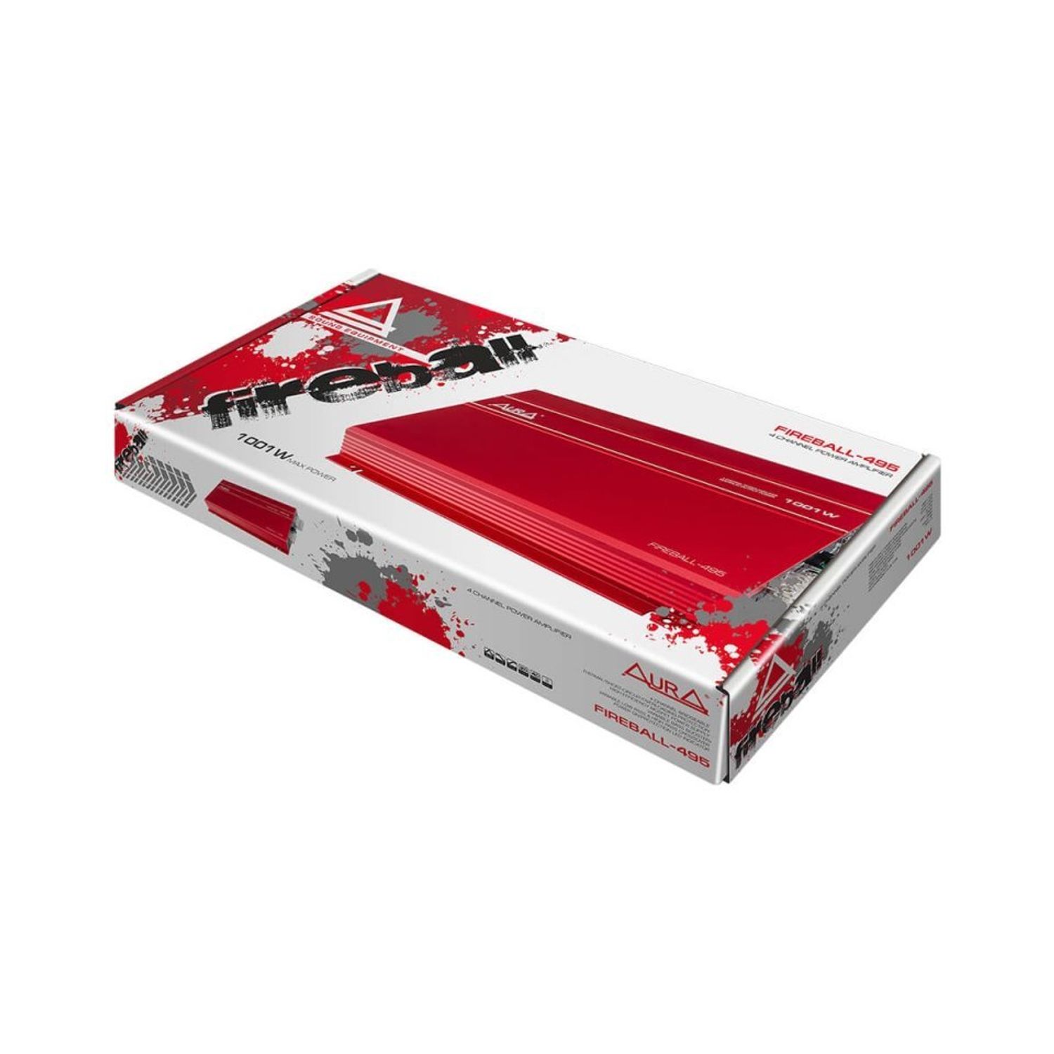 Amplificator auto Aura Fireball 495, 4 canale, 560W fotografia produsului View 4 L