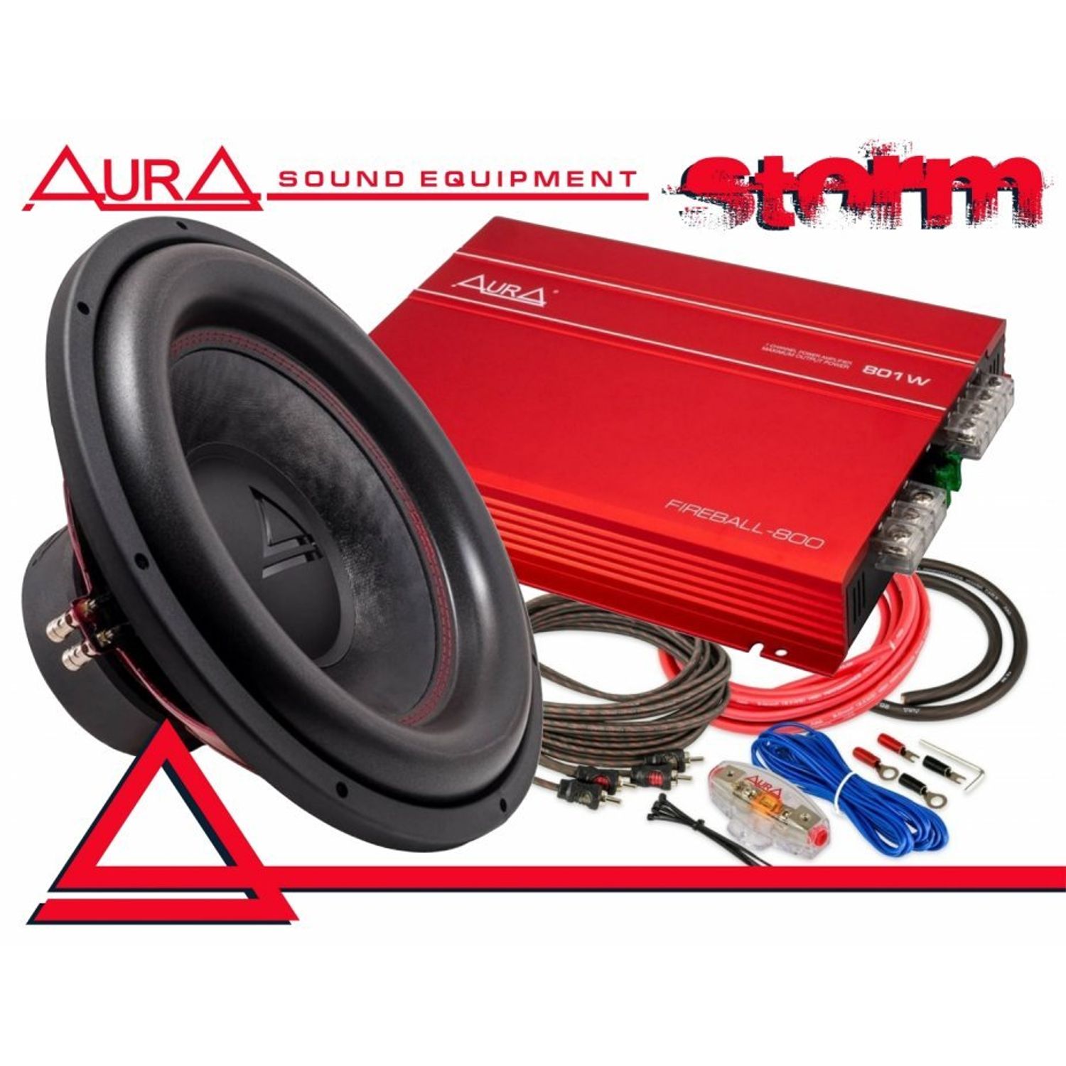 Pachet subwoofer auto Aura Storm 15 fotografia produsului