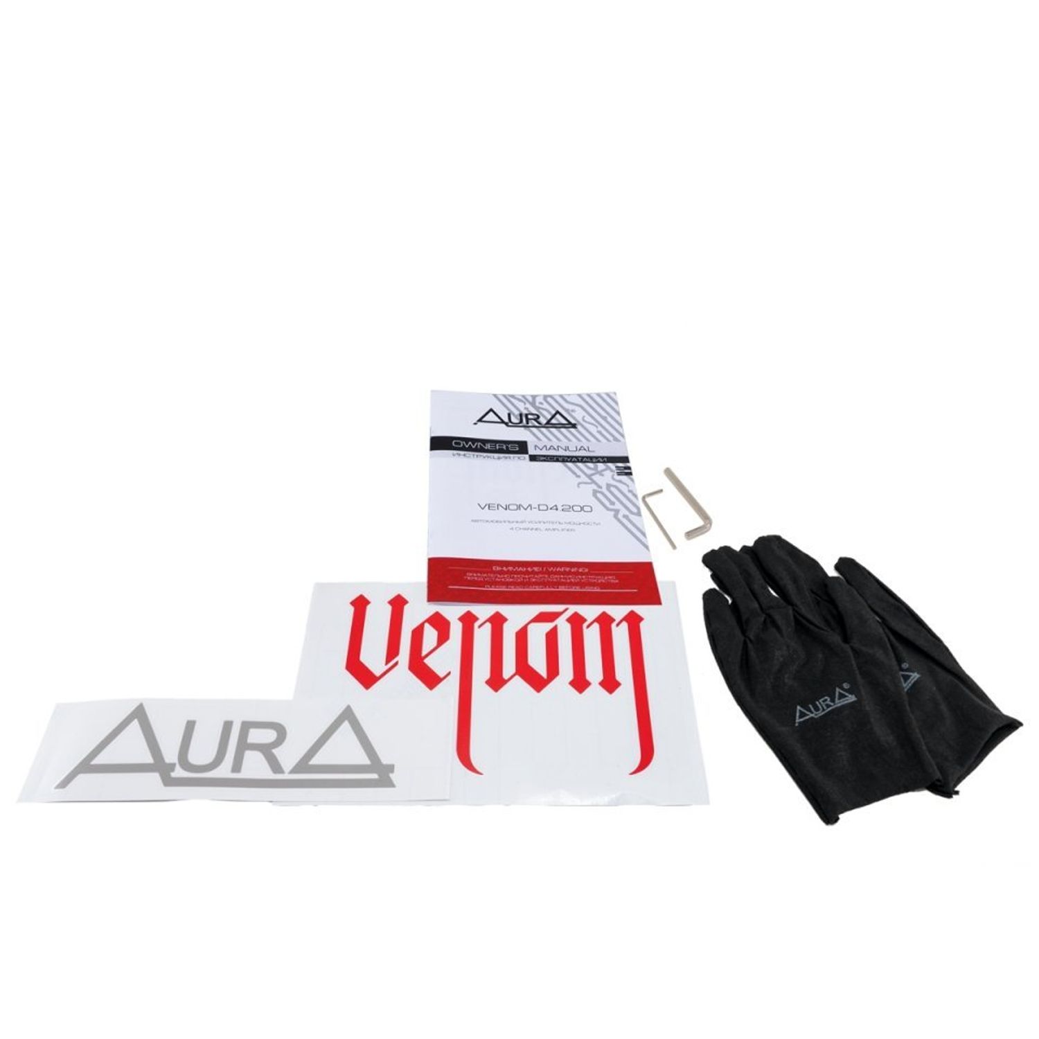 Amplificator auto Aura Venom D4.200, 4 canale, 1600W fotografia produsului View 4 L