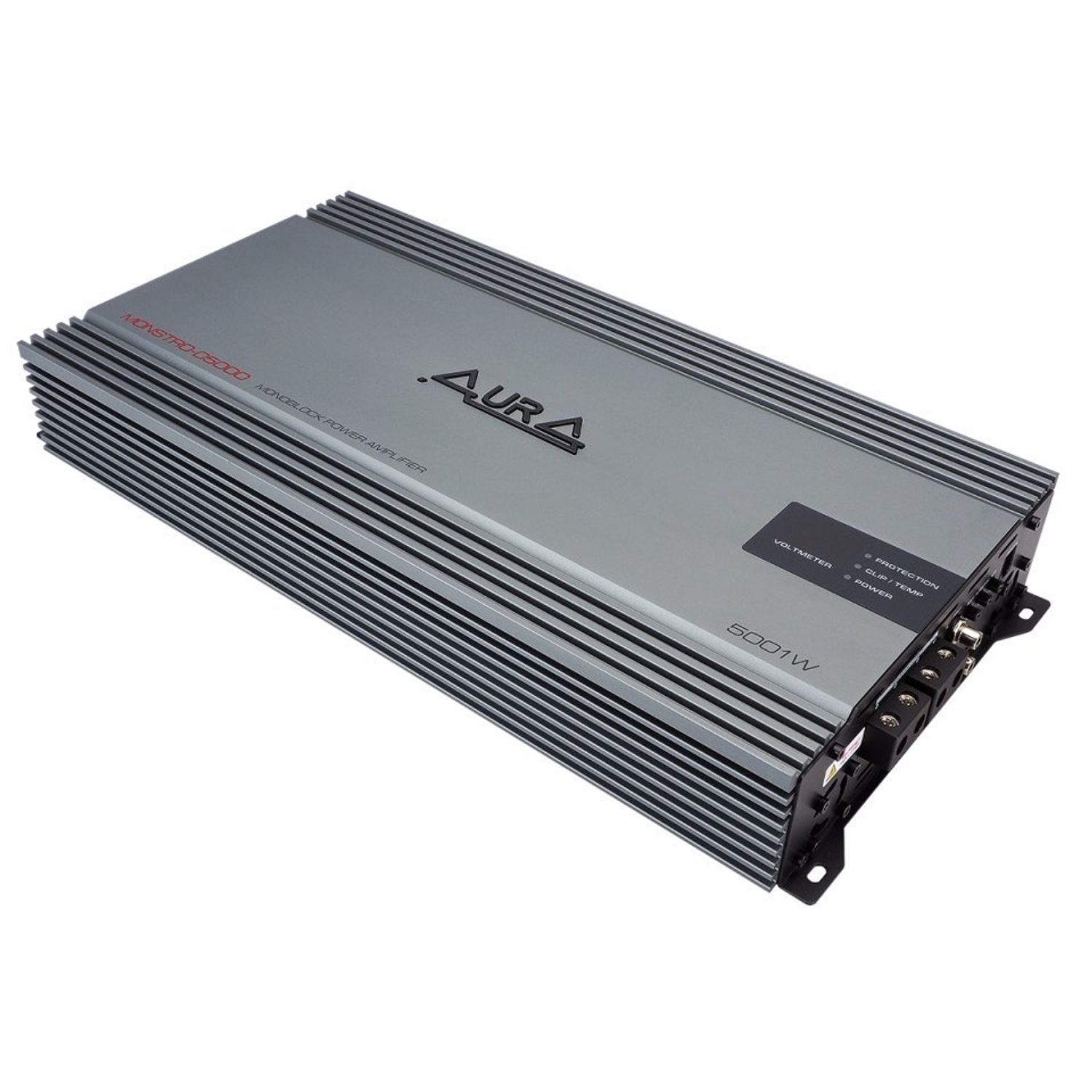Amplificator auto Aura Monstro D5000.1, 1 canal, 6500W fotografia produsului
