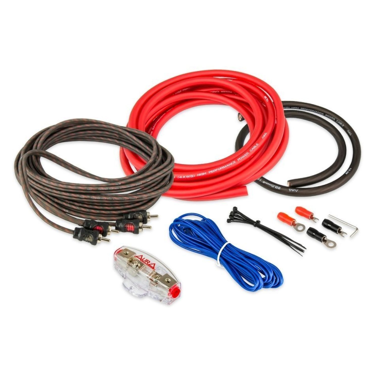 Kit cablu alimentare AURA AMP 1204, 4AWG (20 mm2) fotografia produsului