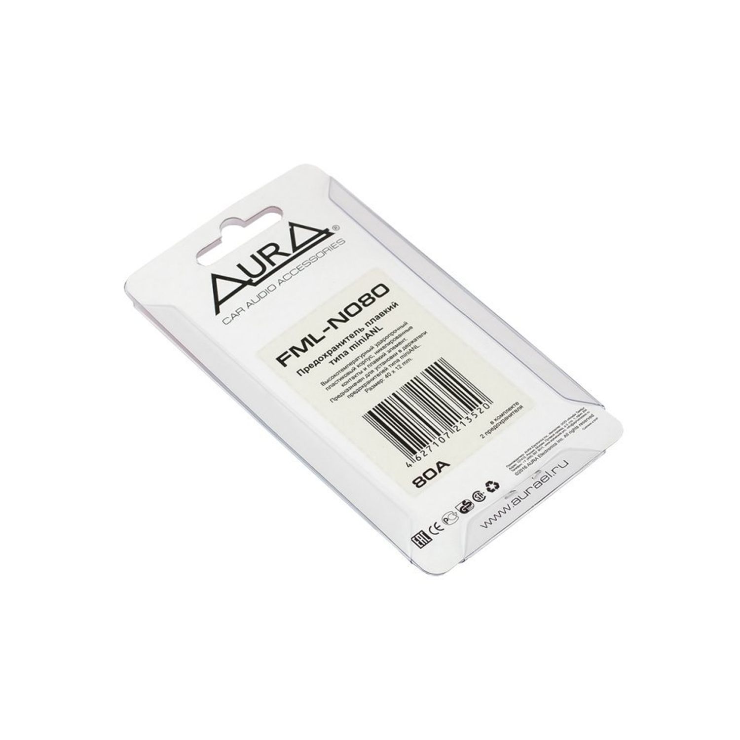 Siguranta miniANL Aura FML N080, 80A fotografia produsului View 2 L