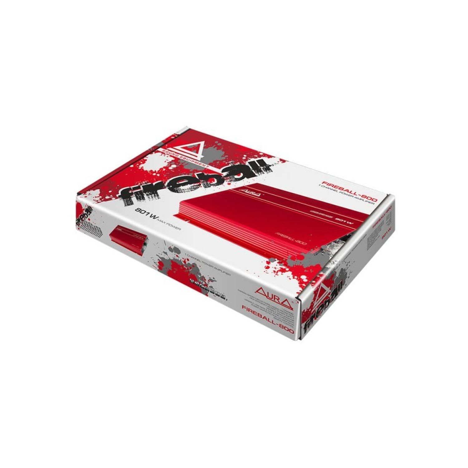 Amplificator auto Aura Fireball 800, monobloc, 800W fotografia produsului View 5 L