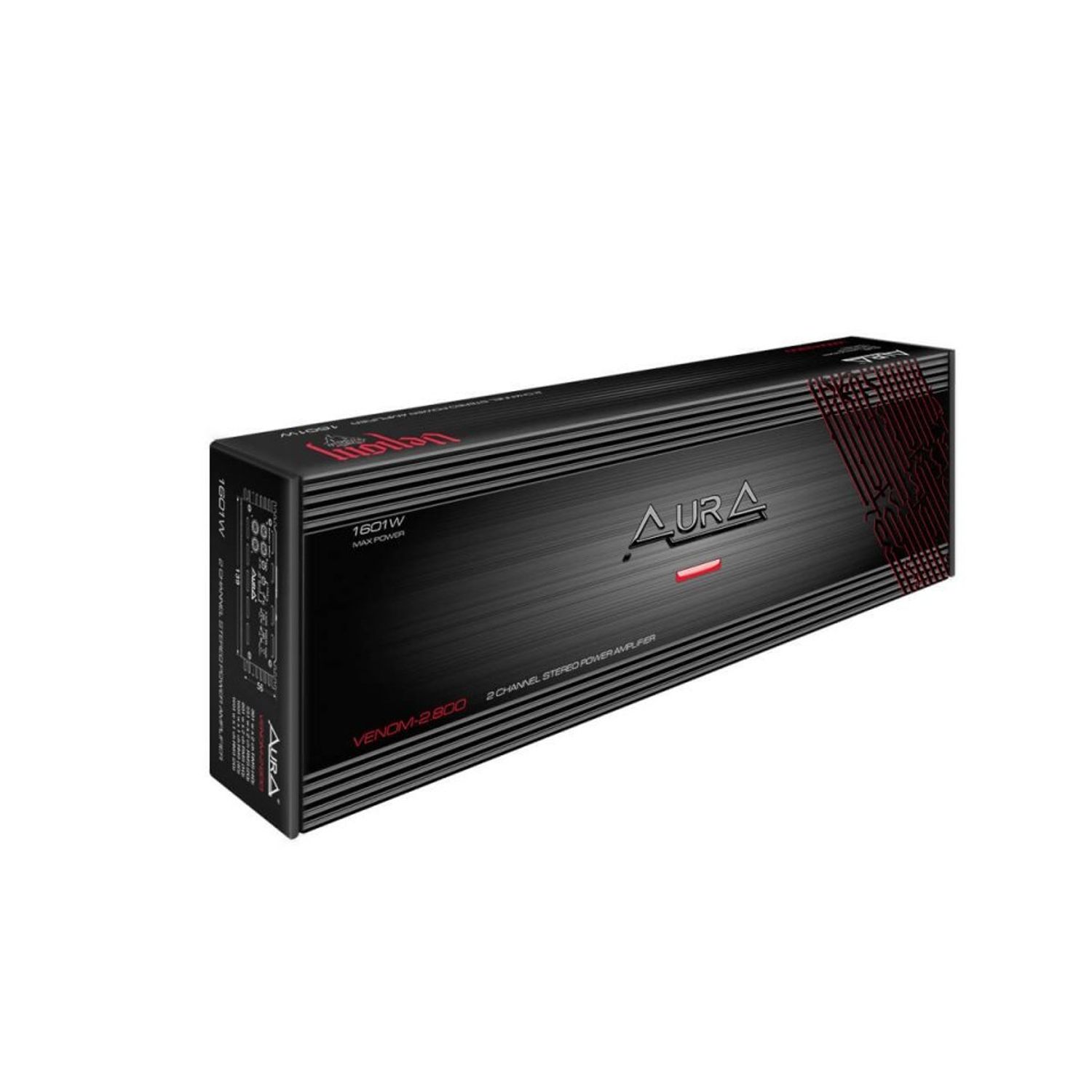 Amplificator auto Aura Venom D2.800, 2 canale, 1600W fotografia produsului View 5 L