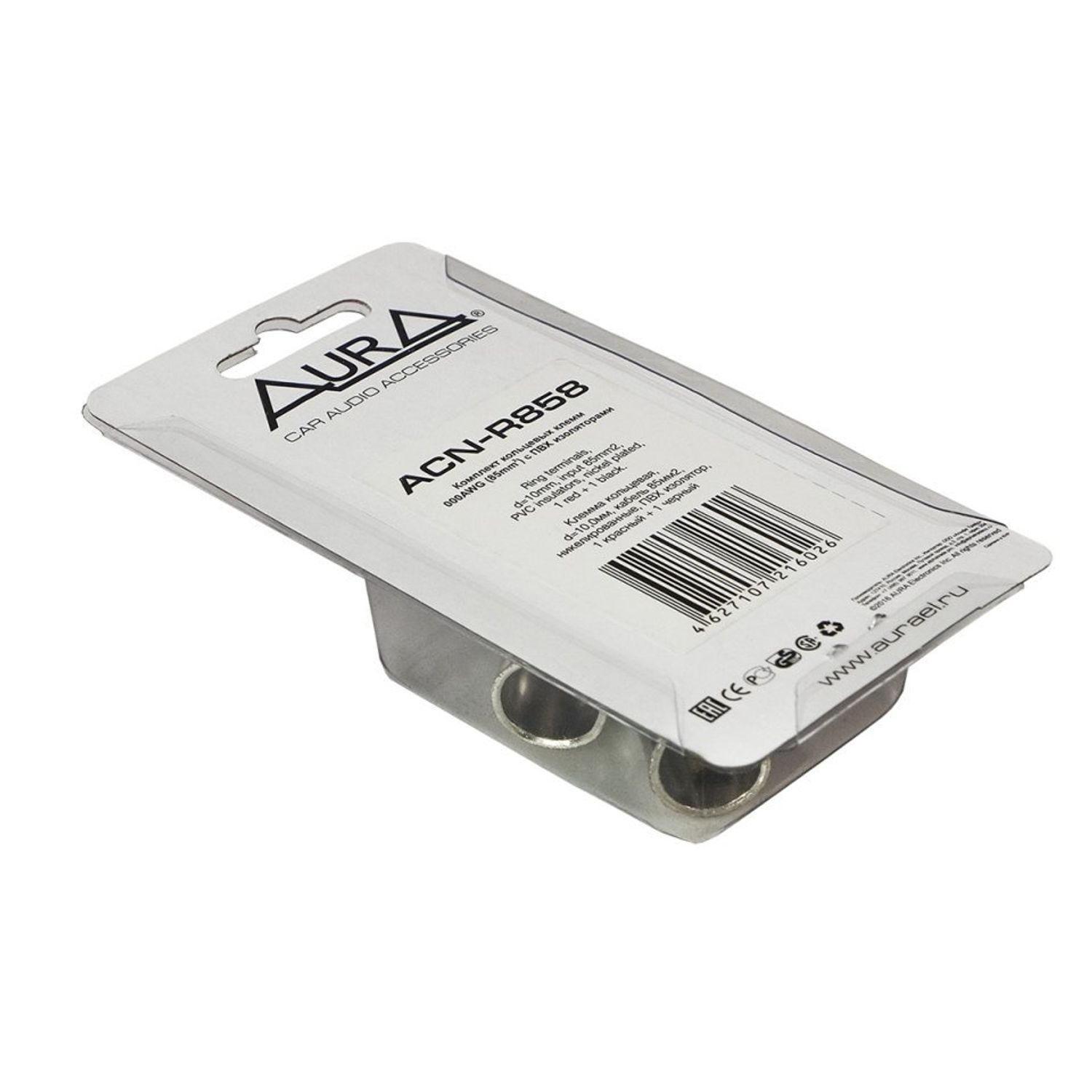 Inel terminal AURA ACN R858, 10mm2 (000AWG), 2buc/set fotografia produsului View 3 L