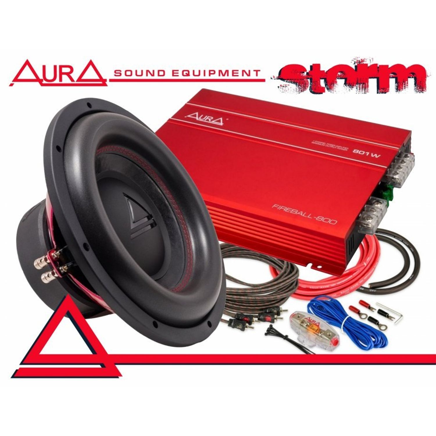 Pachet subwoofer auto Aura Storm 12 fotografia produsului