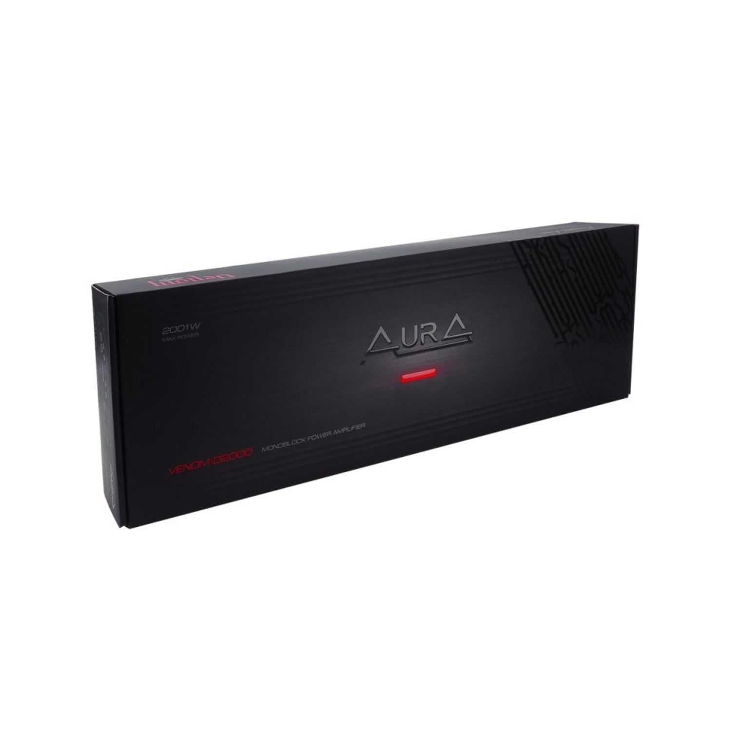 Amplificator auto Aura Venom D2000.1, 1 canal, 2000W fotografia produsului View 8 L