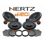 Pachet difuzoare auto Hertz Dieci dedicat Seat Leon (2005 - 2013) fotografia produsului