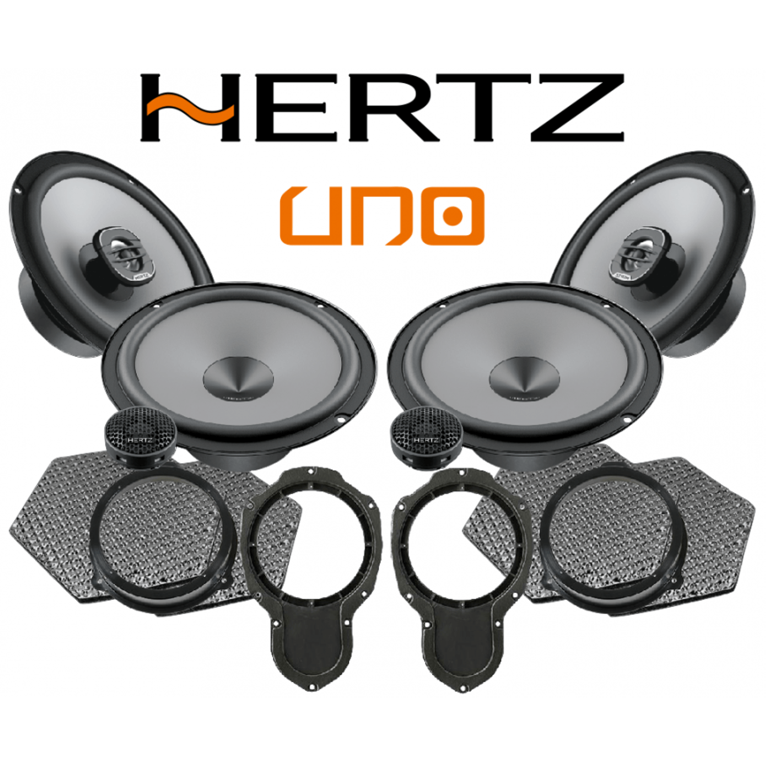 Pachet difuzoare auto Hertz Uno dedicat Volkswagen Passat B6/CC fotografia produsului
