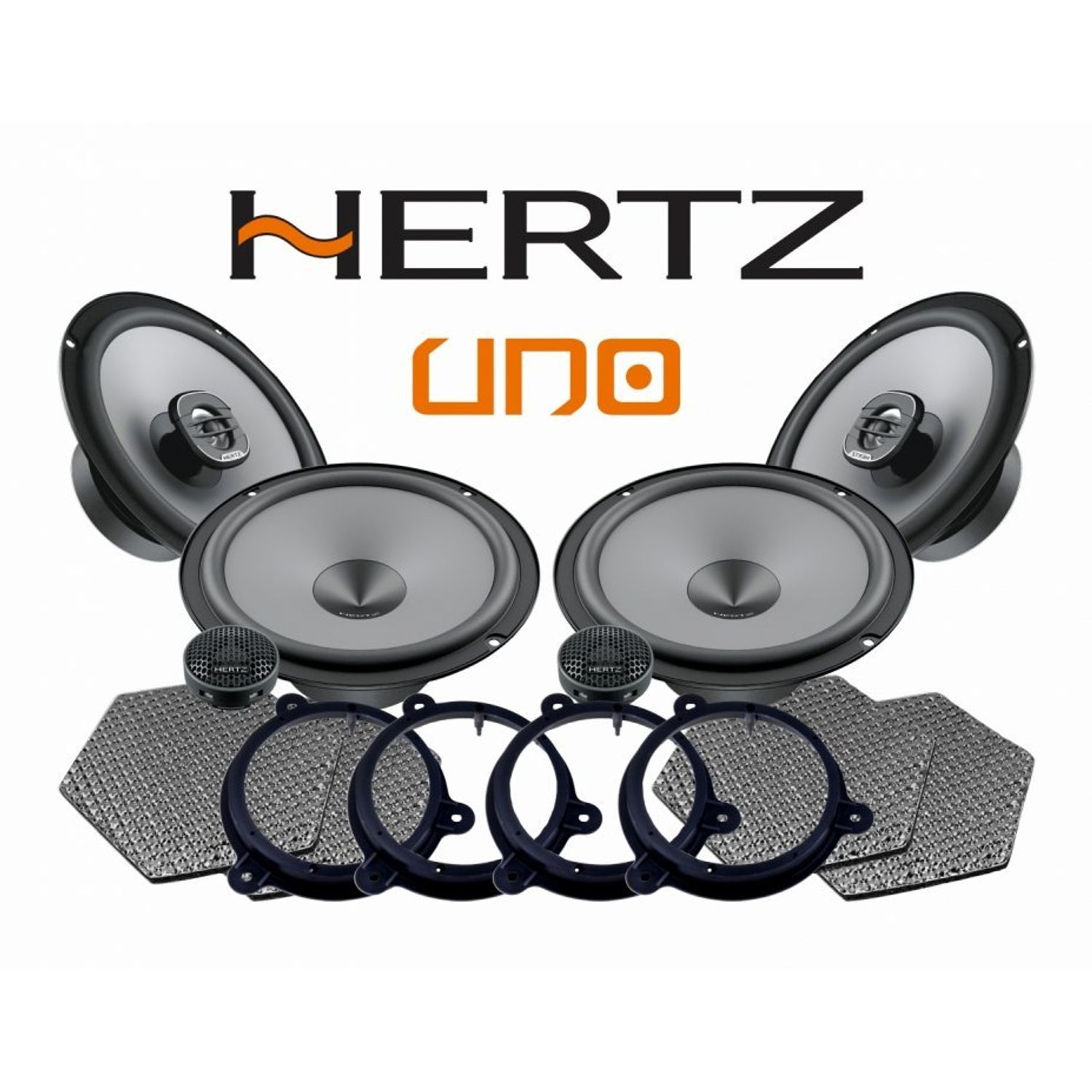 Pachet difuzoare auto Hertz Uno dedicat Renault Clio IV (2012 - 2019) fotografia produsului