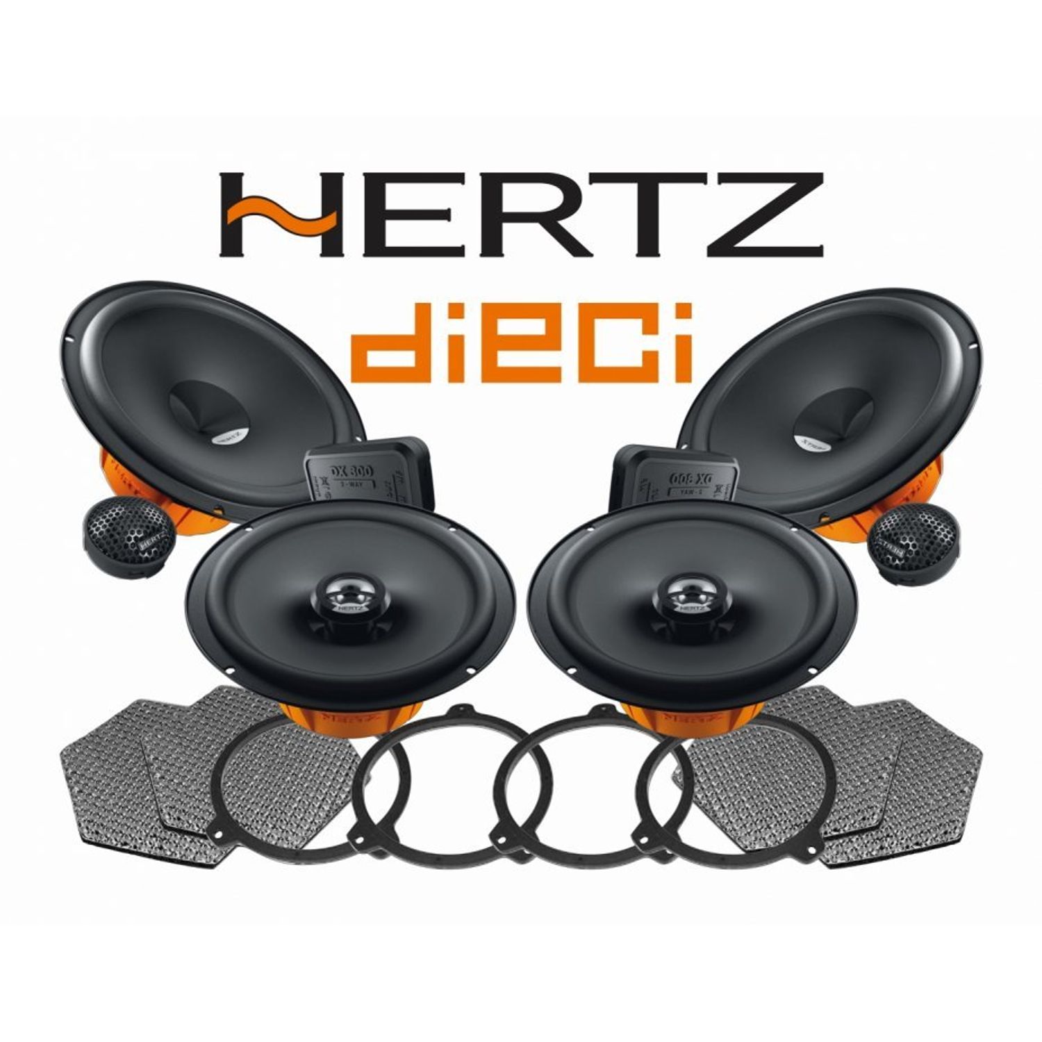 Pachet difuzoare auto Hertz Dieci dedicat BMW e46 (1998 - 2006) fotografia produsului